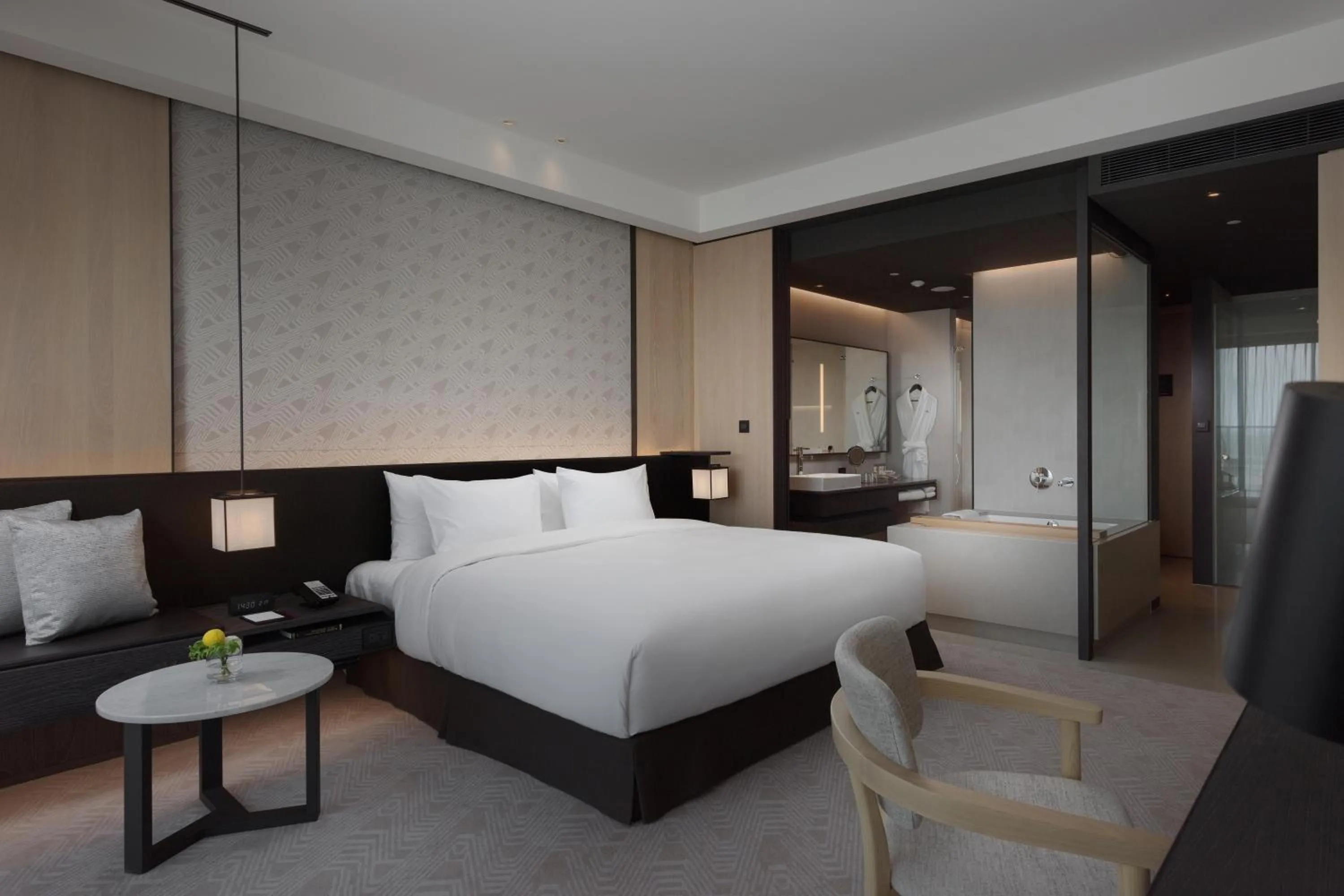 Standard King Room with Balcony in Crowne Plaza Tainan by IHG