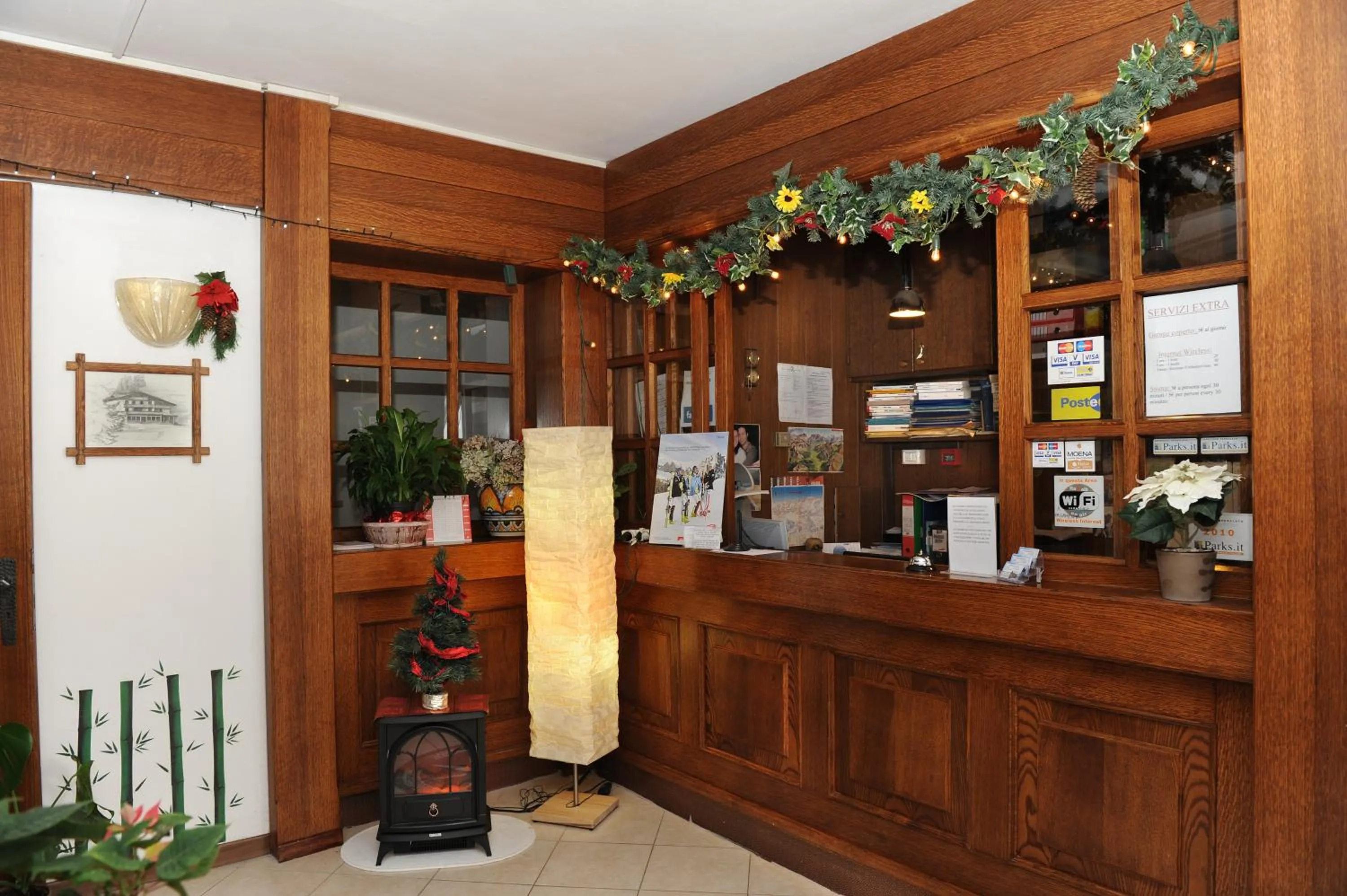 Lobby or reception in Hotel Bucaneve