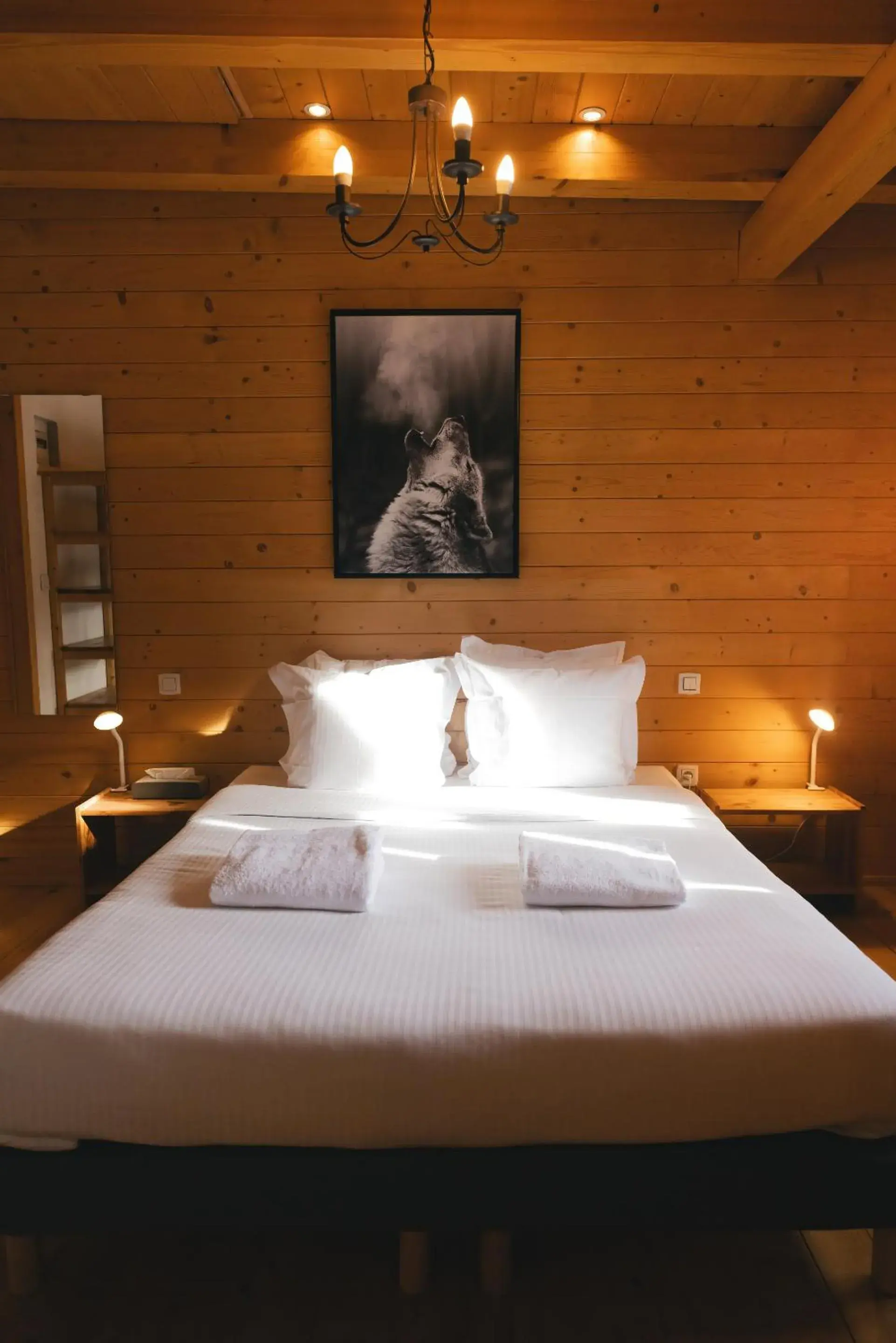 Standard Twin Room with Mountain View in Le Loup Blanc Standard Twin Room with Mountain View in Le Loup Blanc