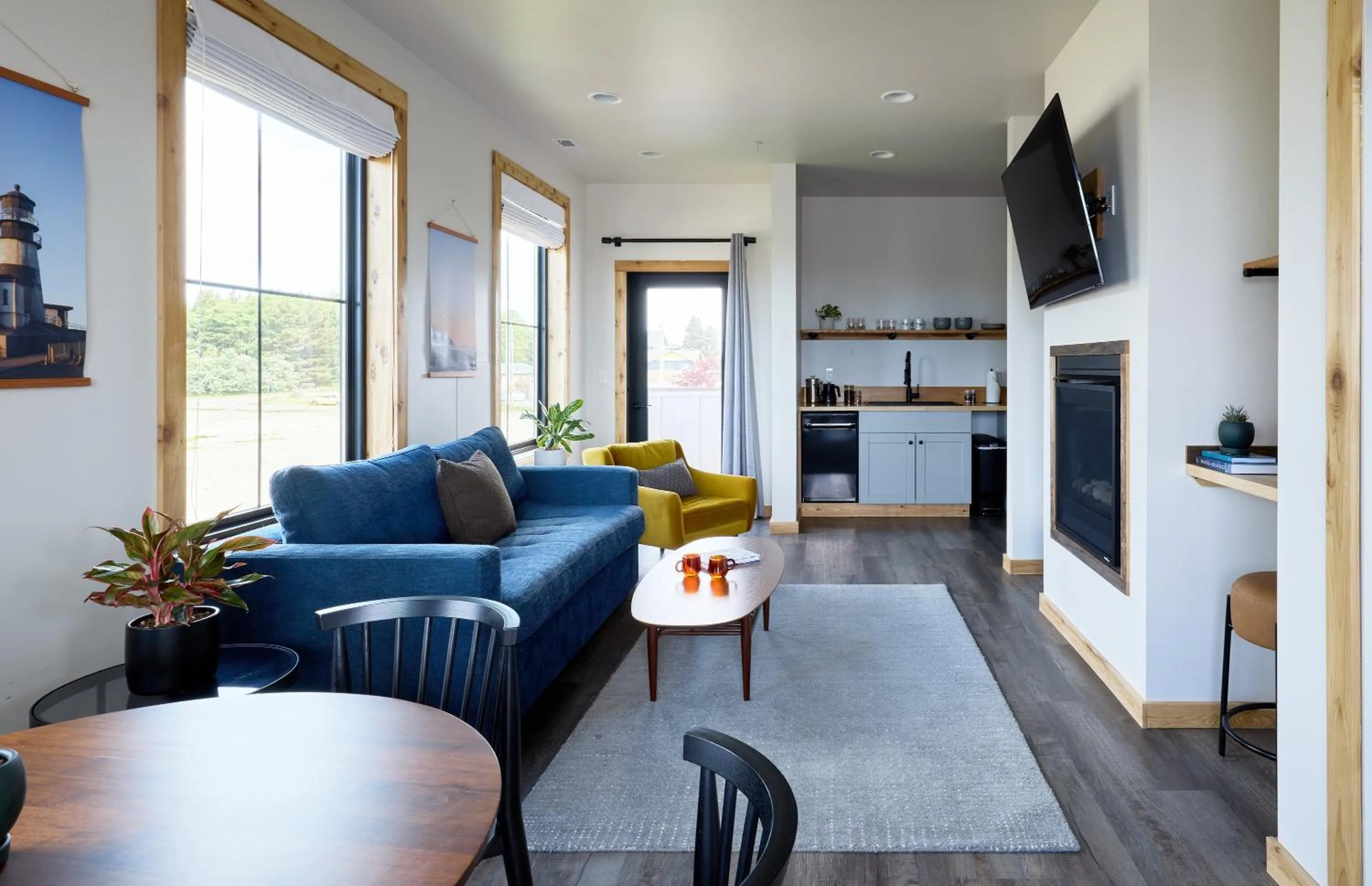 Living room in Boardwalk Cottages