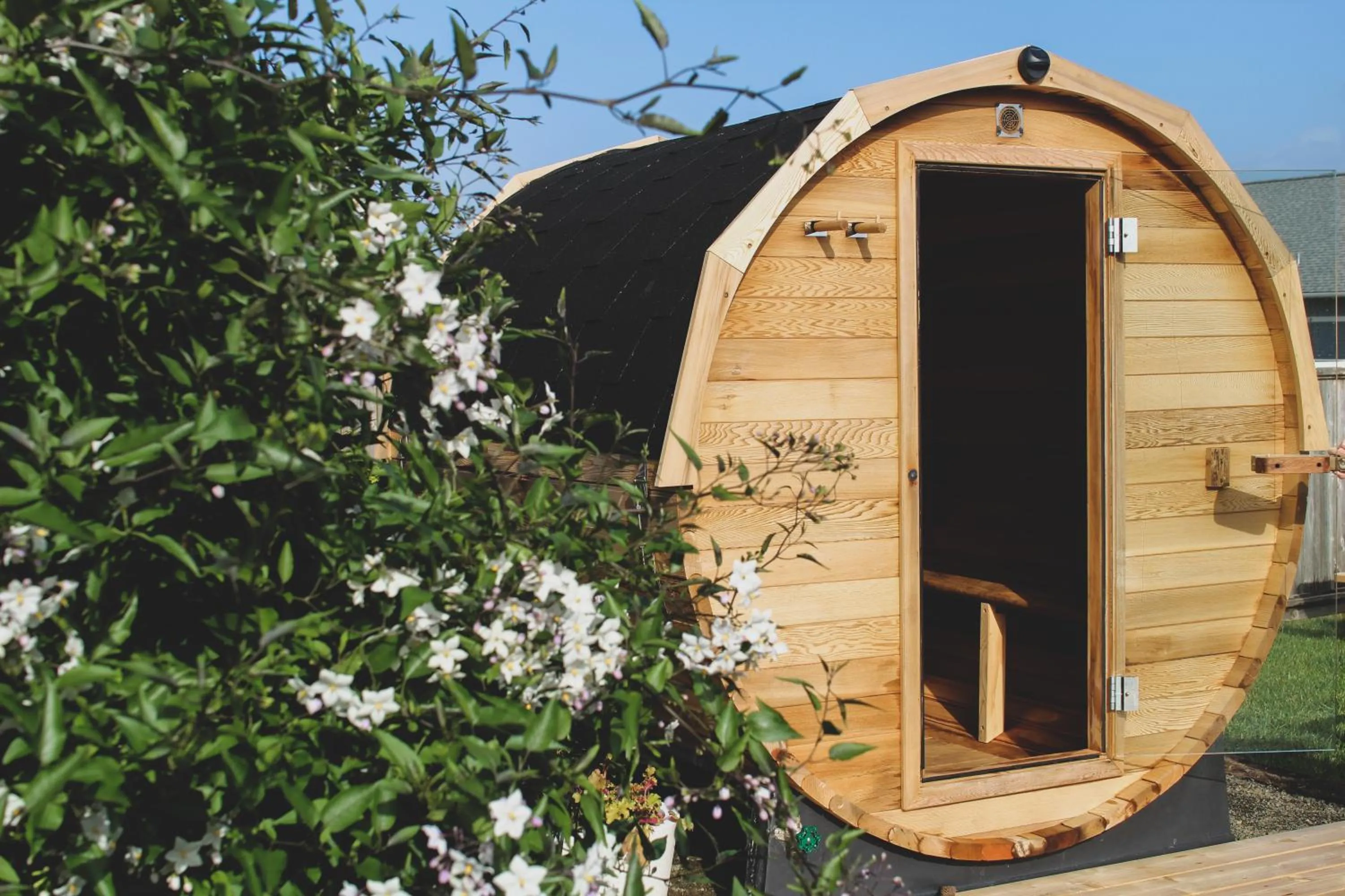 Sauna in Boardwalk Cottages