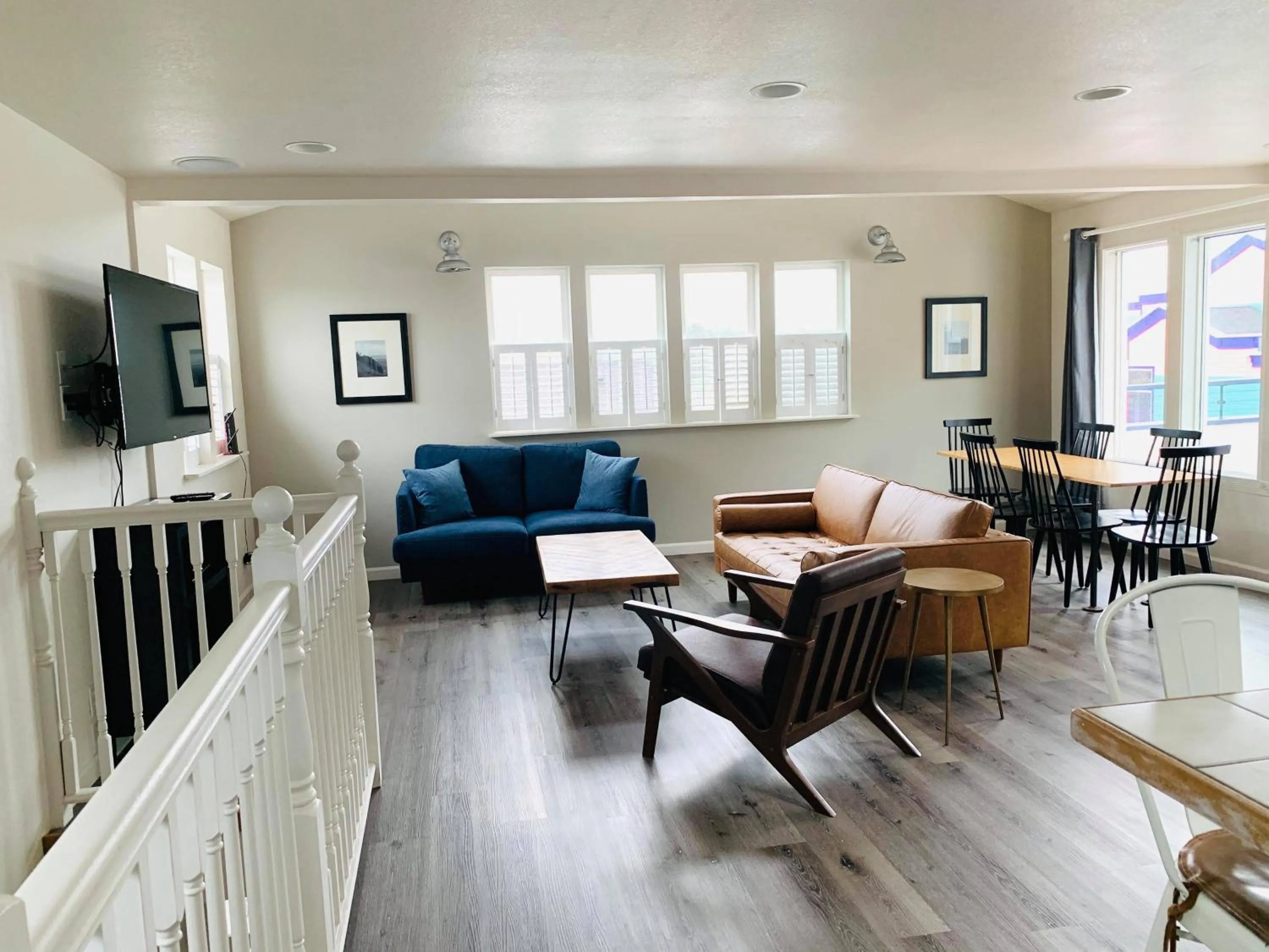 Living room in Boardwalk Cottages