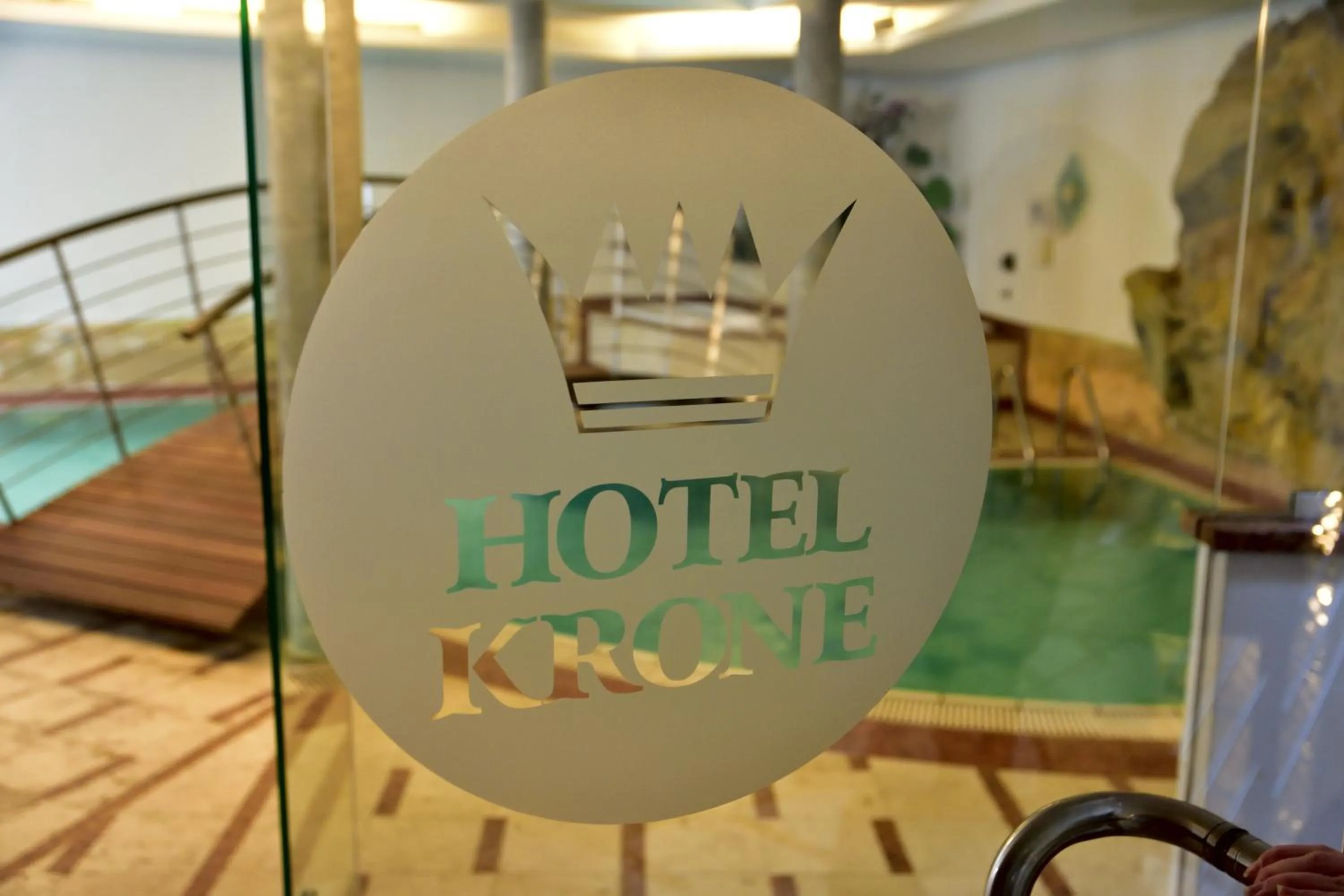 Logo/Certificate/Sign in Hotel Krone