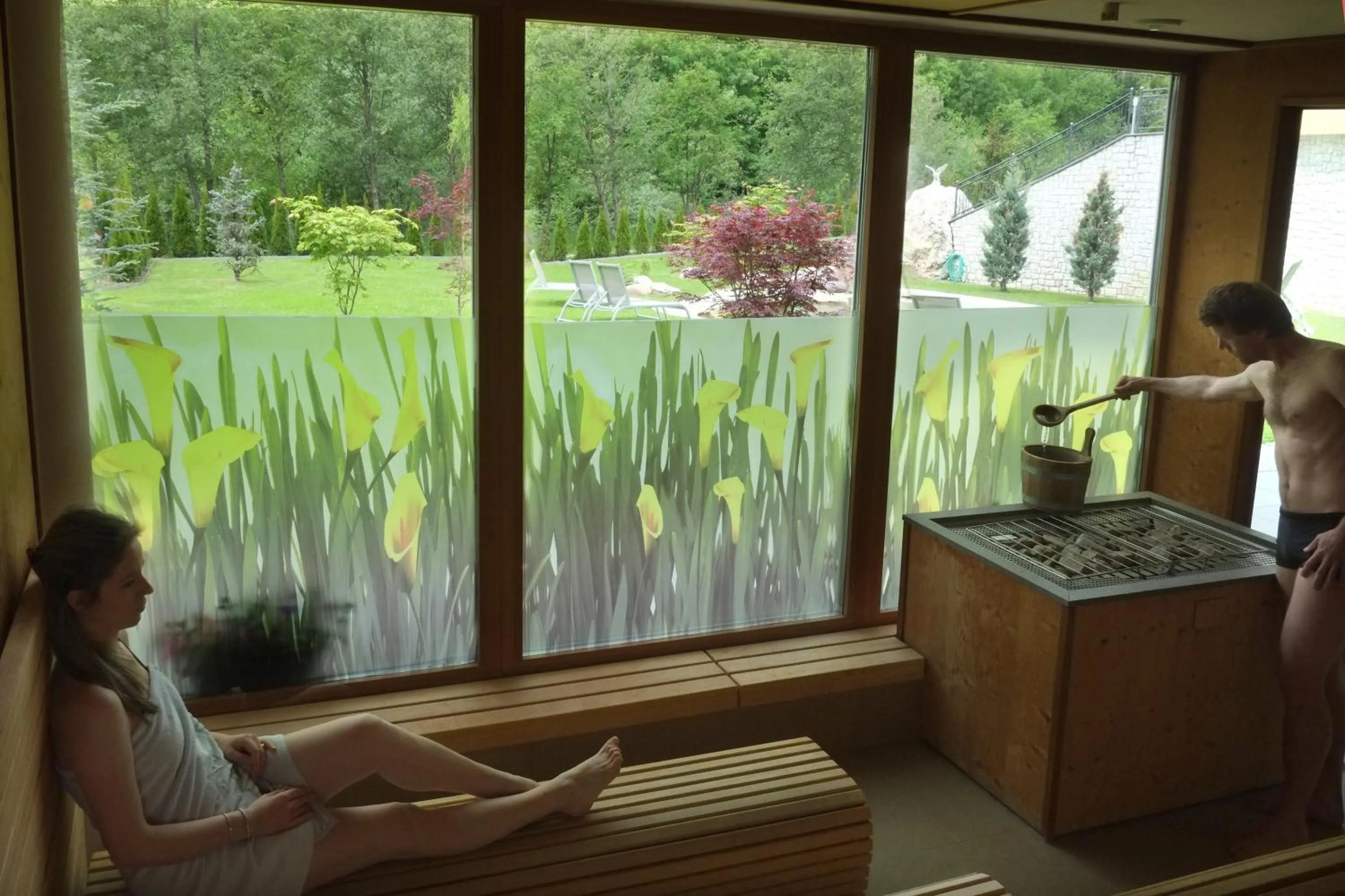 Sauna in Rio Stava Family Resort & Spa