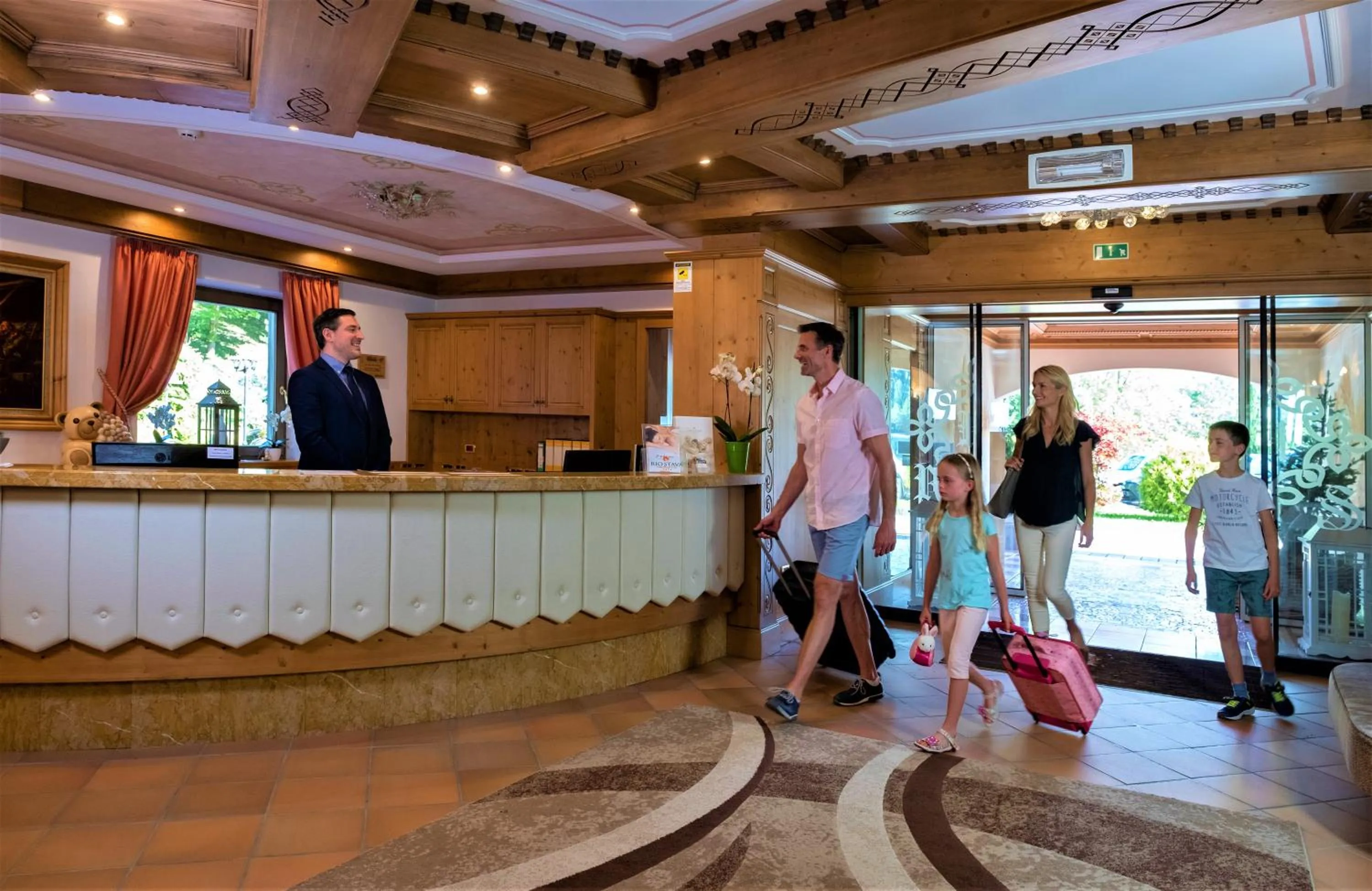 Lobby or reception in Rio Stava Family Resort & Spa