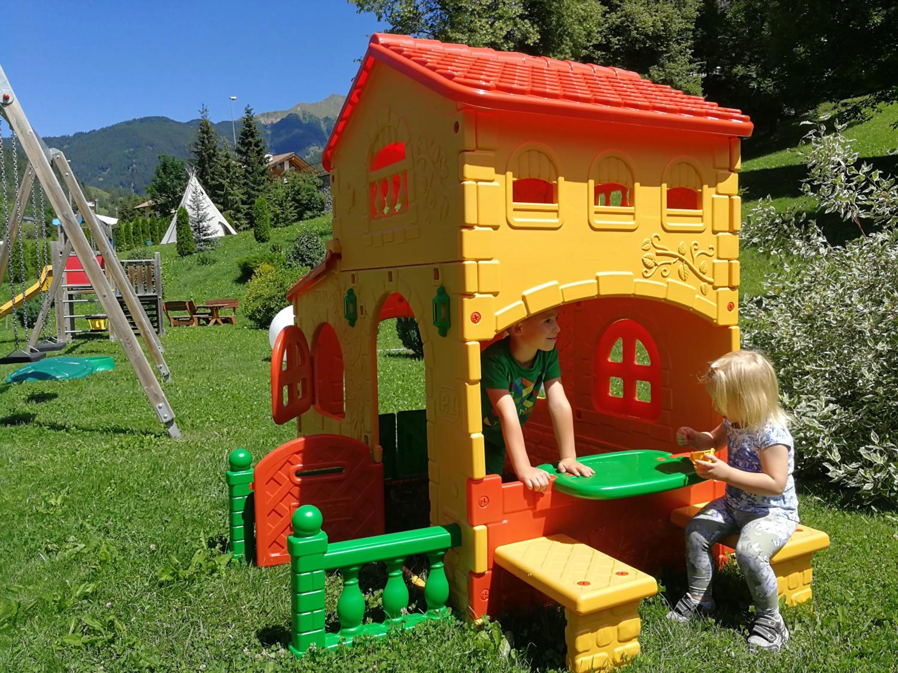 Children play ground in Rio Stava Family Resort & Spa