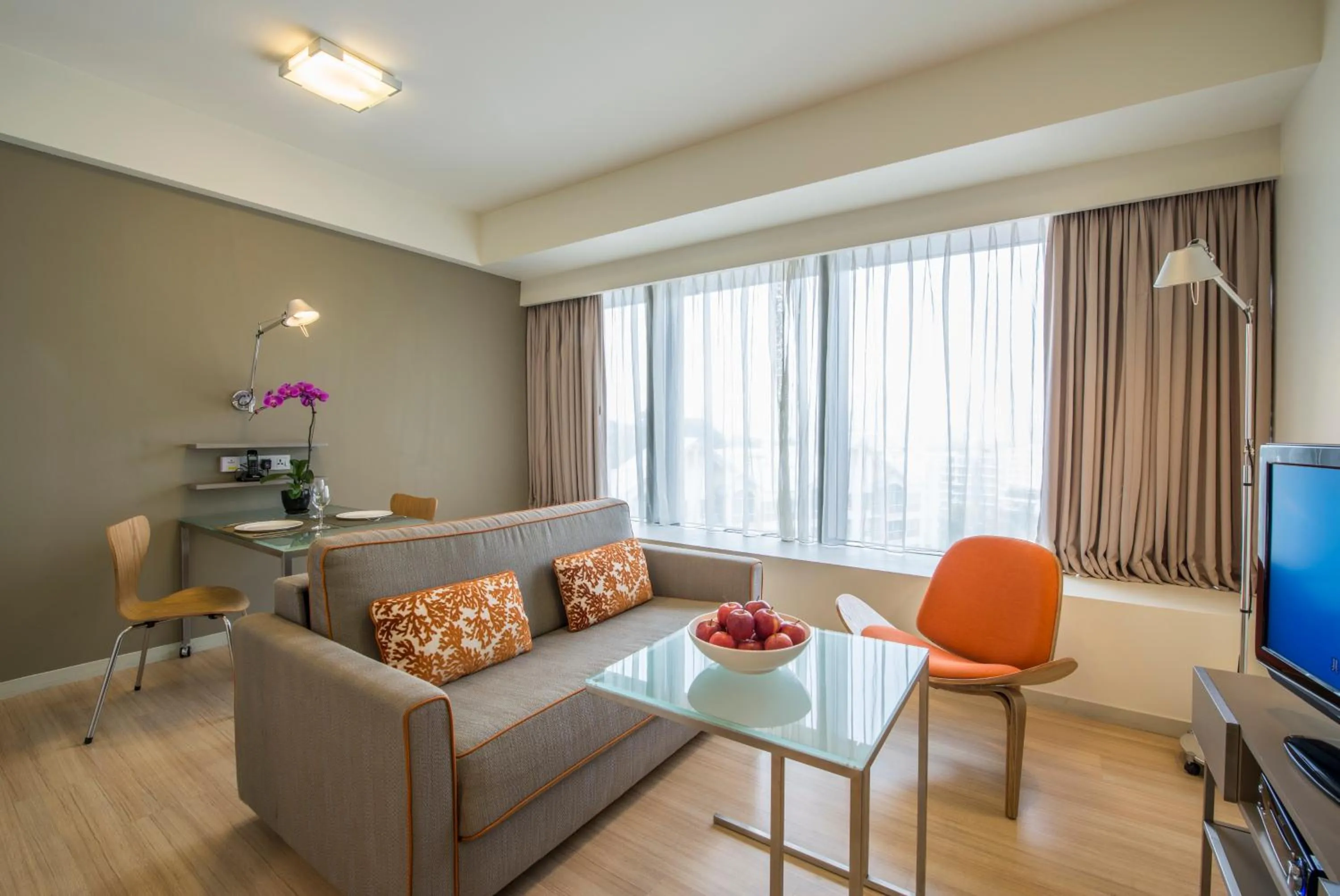 Seating Area in Citadines Mount Sophia Singapore