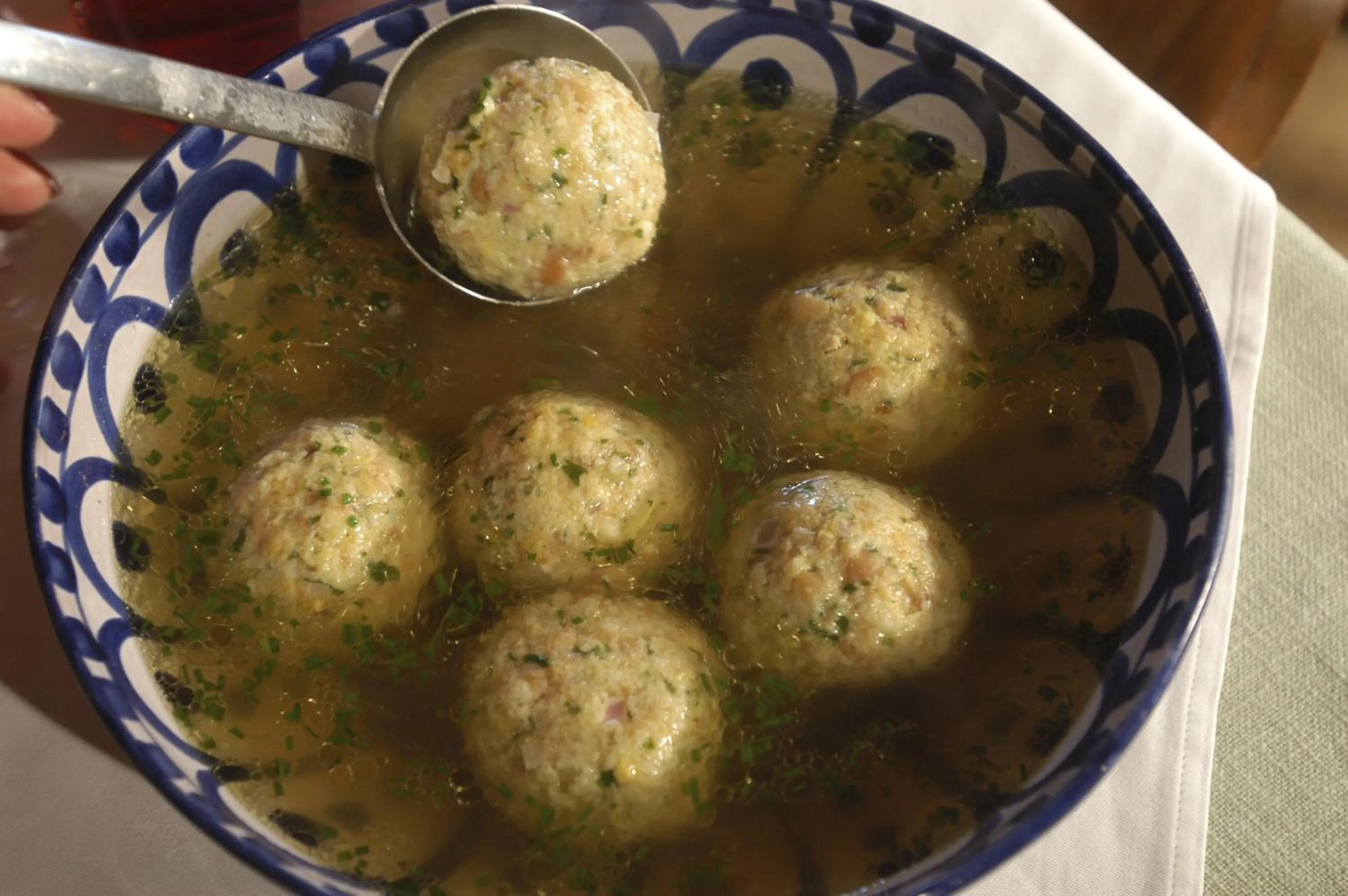 Food close-up in Hotel Falken