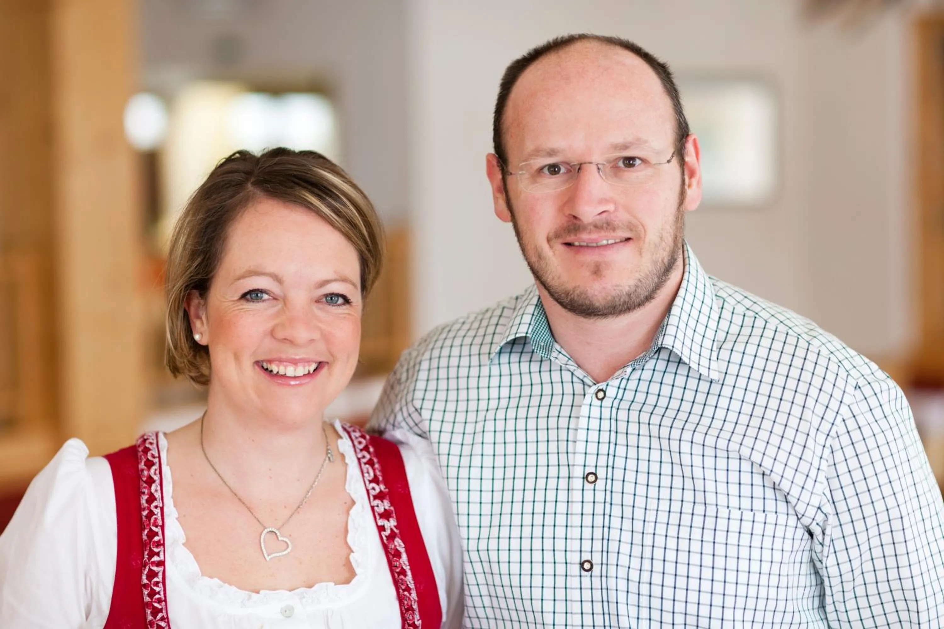 group of guests in Hotel Falken