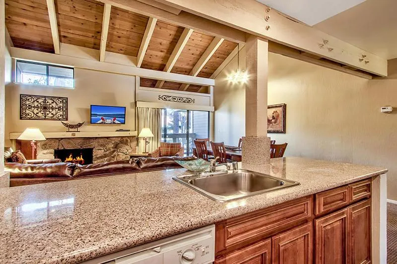Kitchen or kitchenette in South Lake Tahoe Resort - Steps to Beach & Close to Heavenly