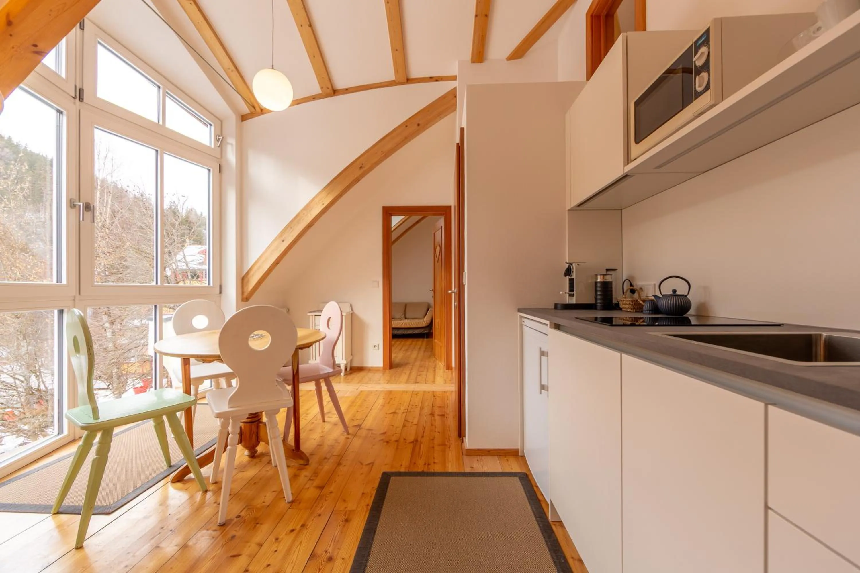 Kitchen or kitchenette in Parkhotel Sole Paradiso