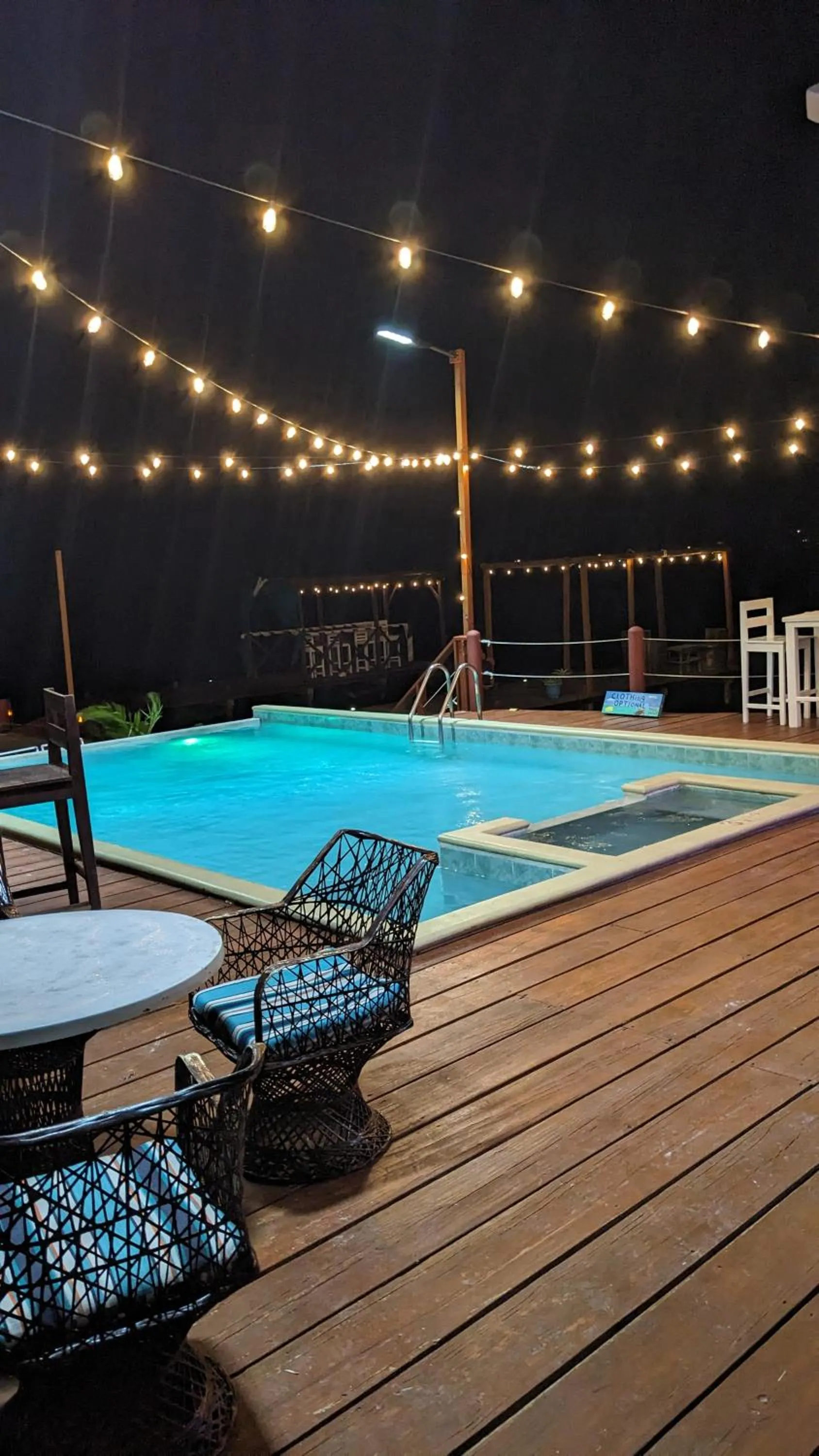 Pool view in Lina Point Belize Overwater Resort