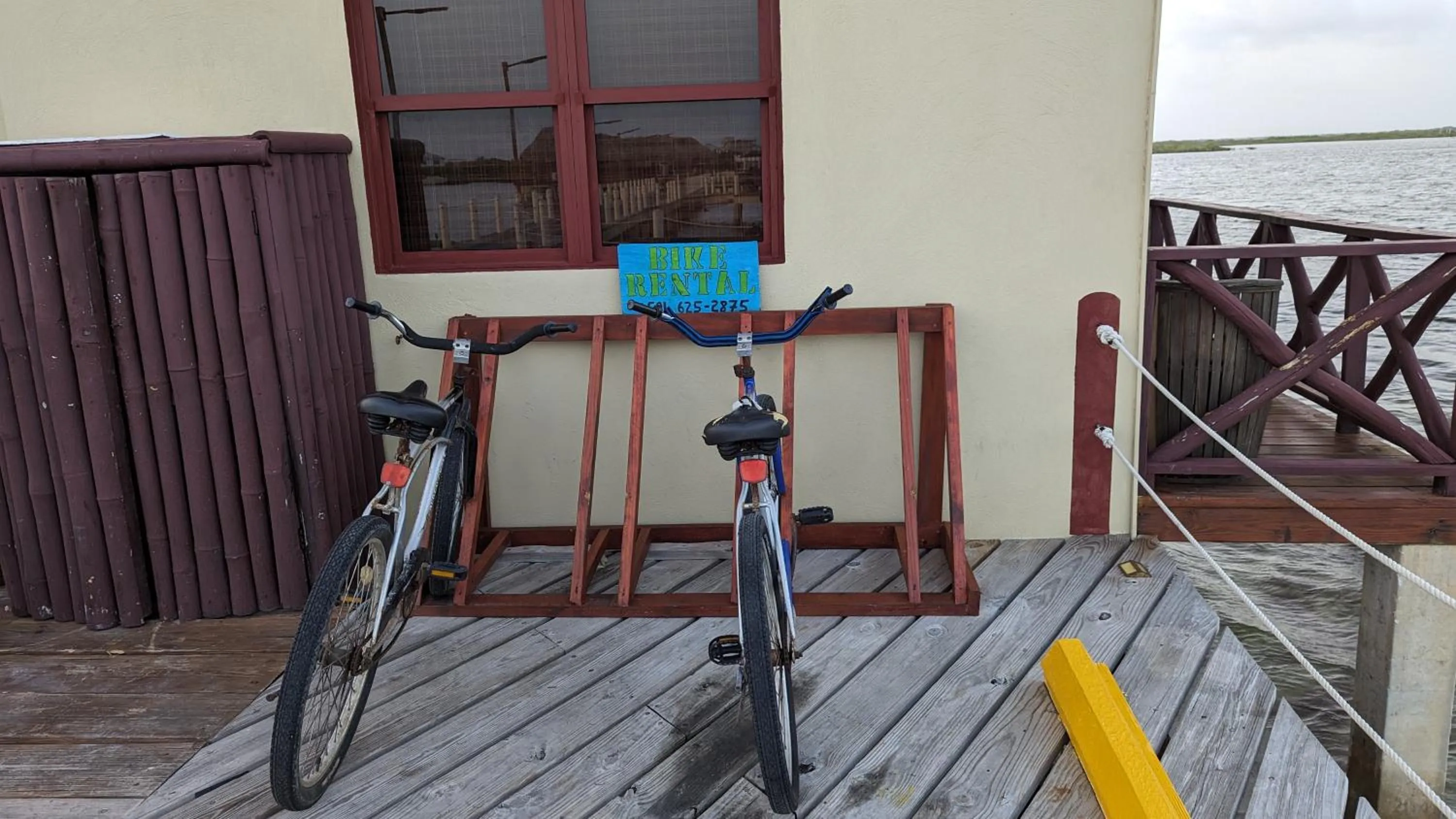 Cycling in Lina Point Belize Overwater Resort