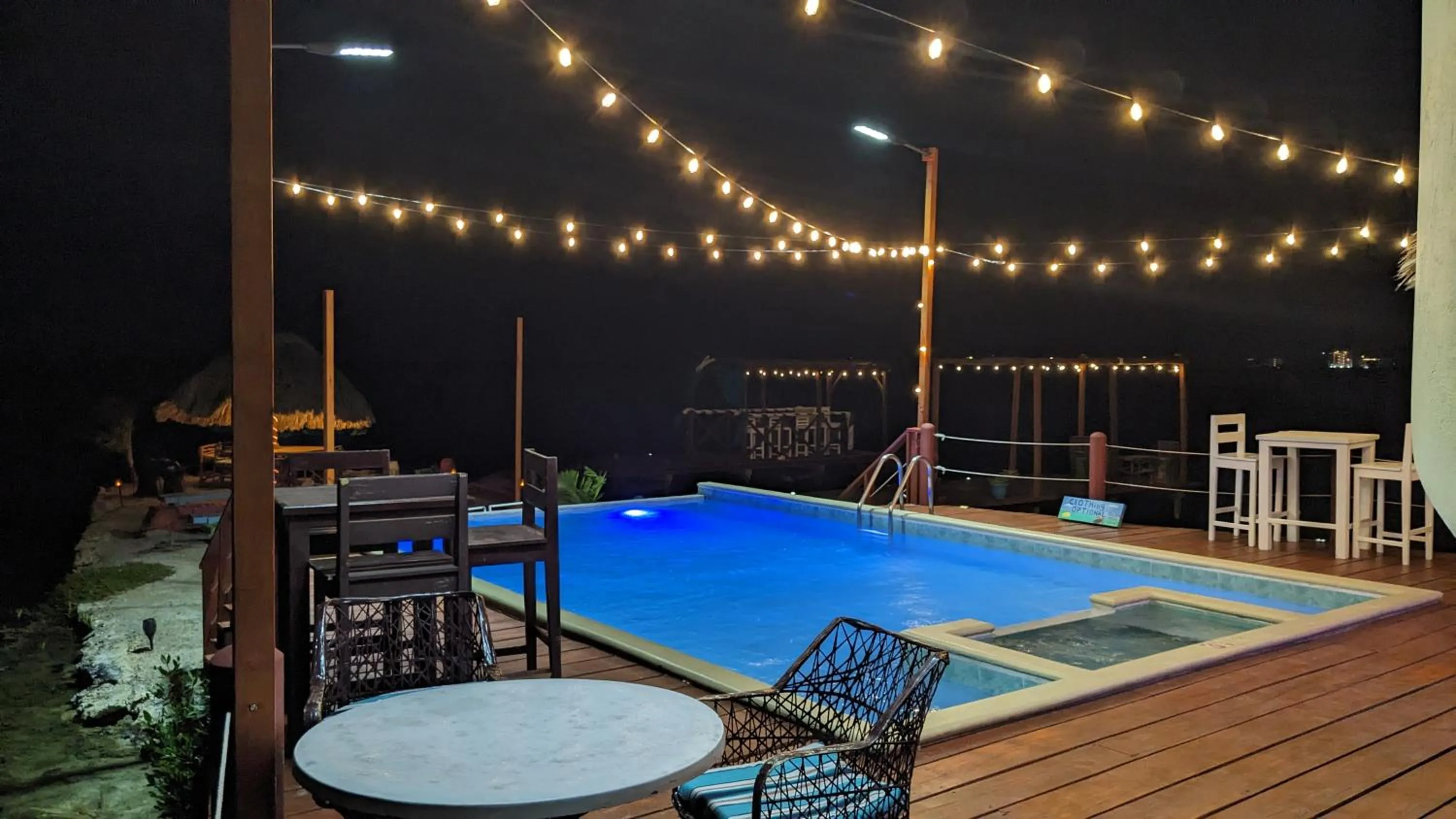 Pool view in Lina Point Belize Overwater Resort