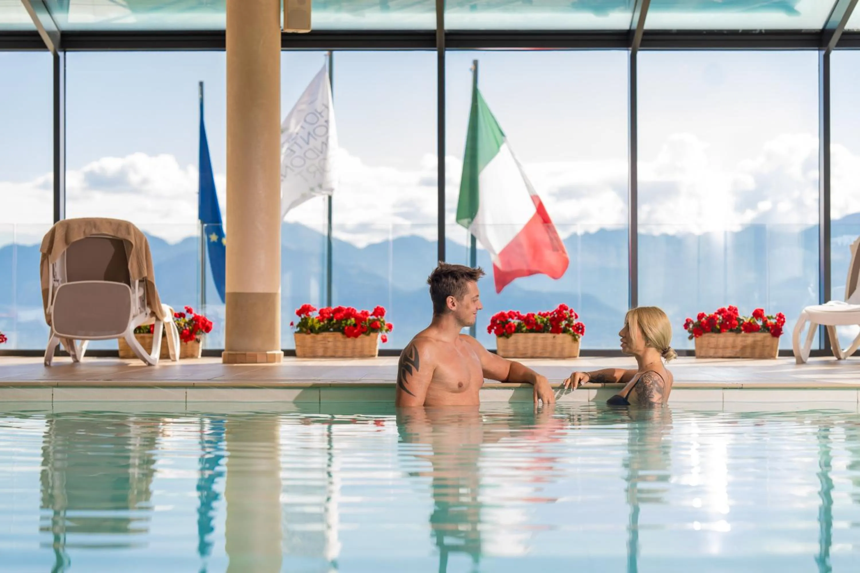 Spa and wellness centre/facilities in Hotel Monte Bondone