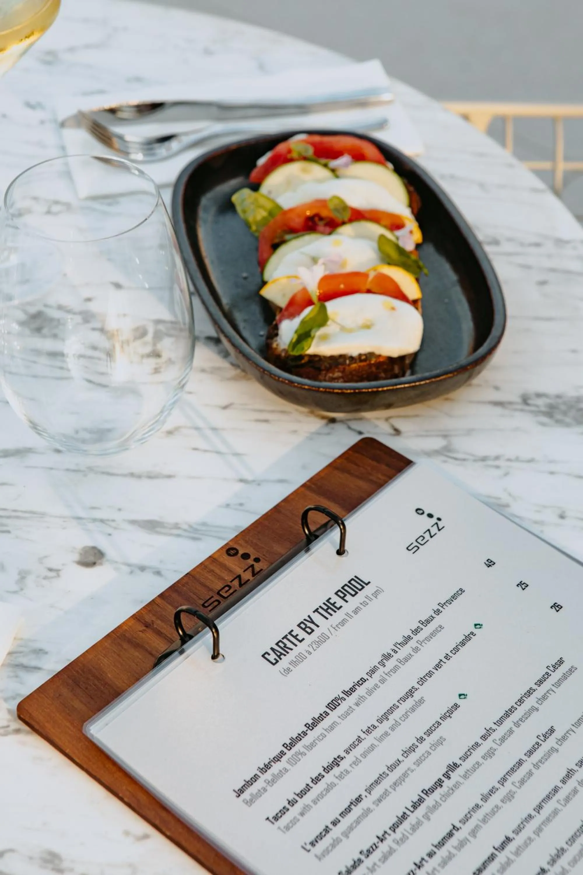 Restaurant/places to eat in Sezz Saint-Tropez