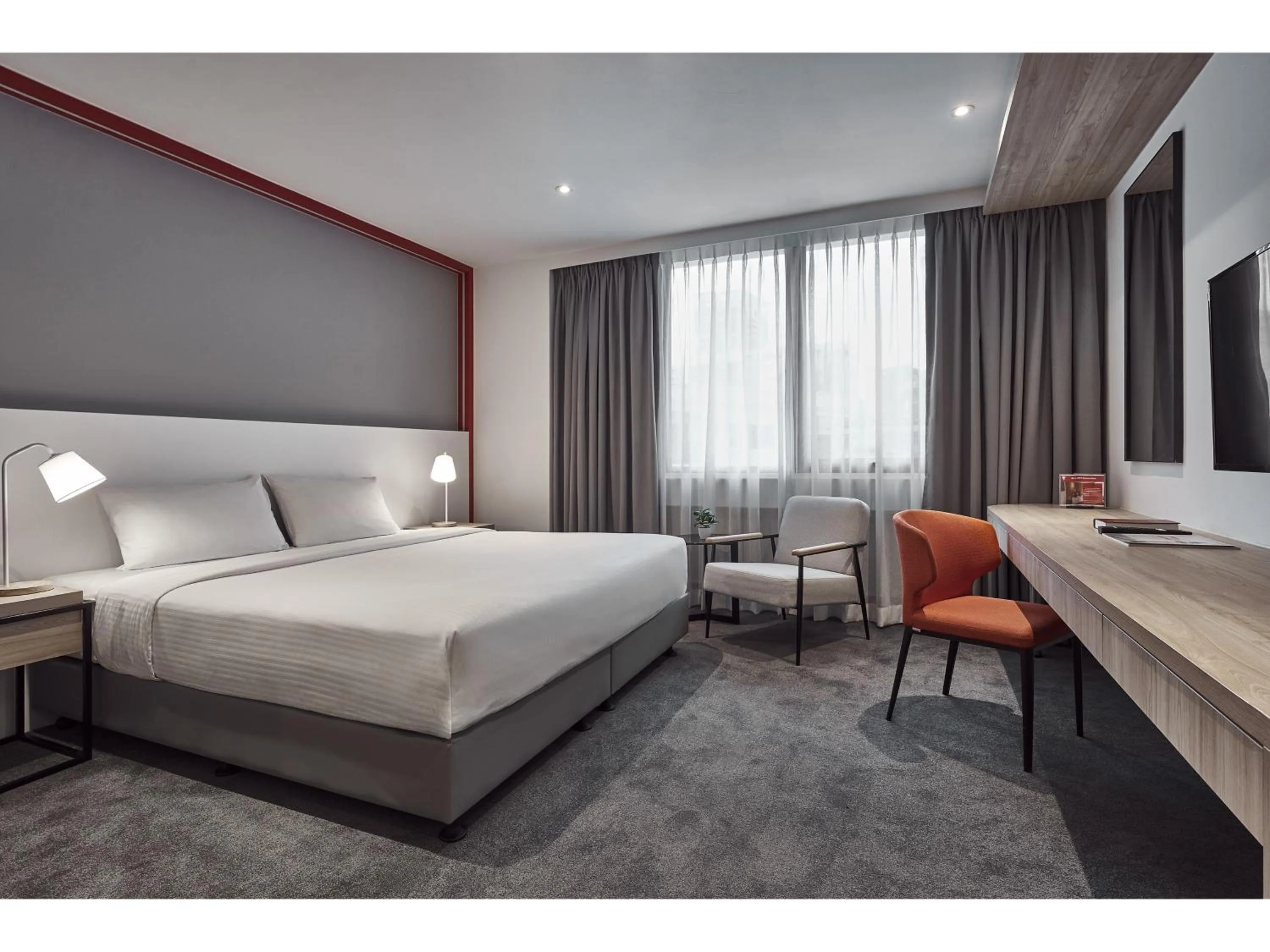 Bed in Metro Y Hotel Singapore