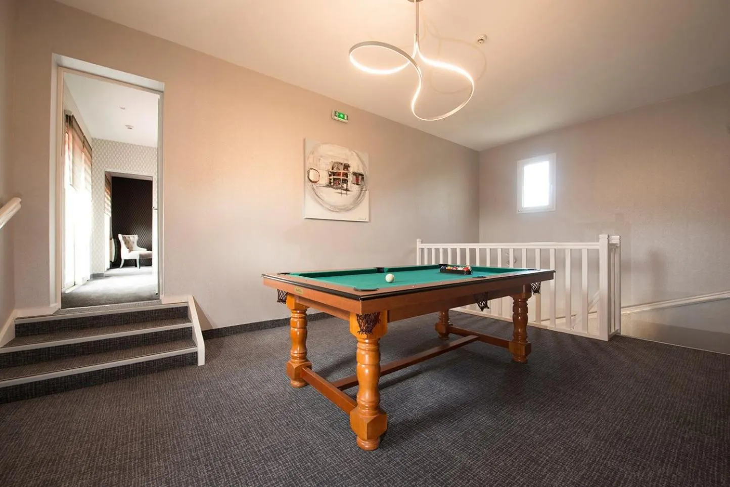 Billiard in Logis Auberge Bienvenue