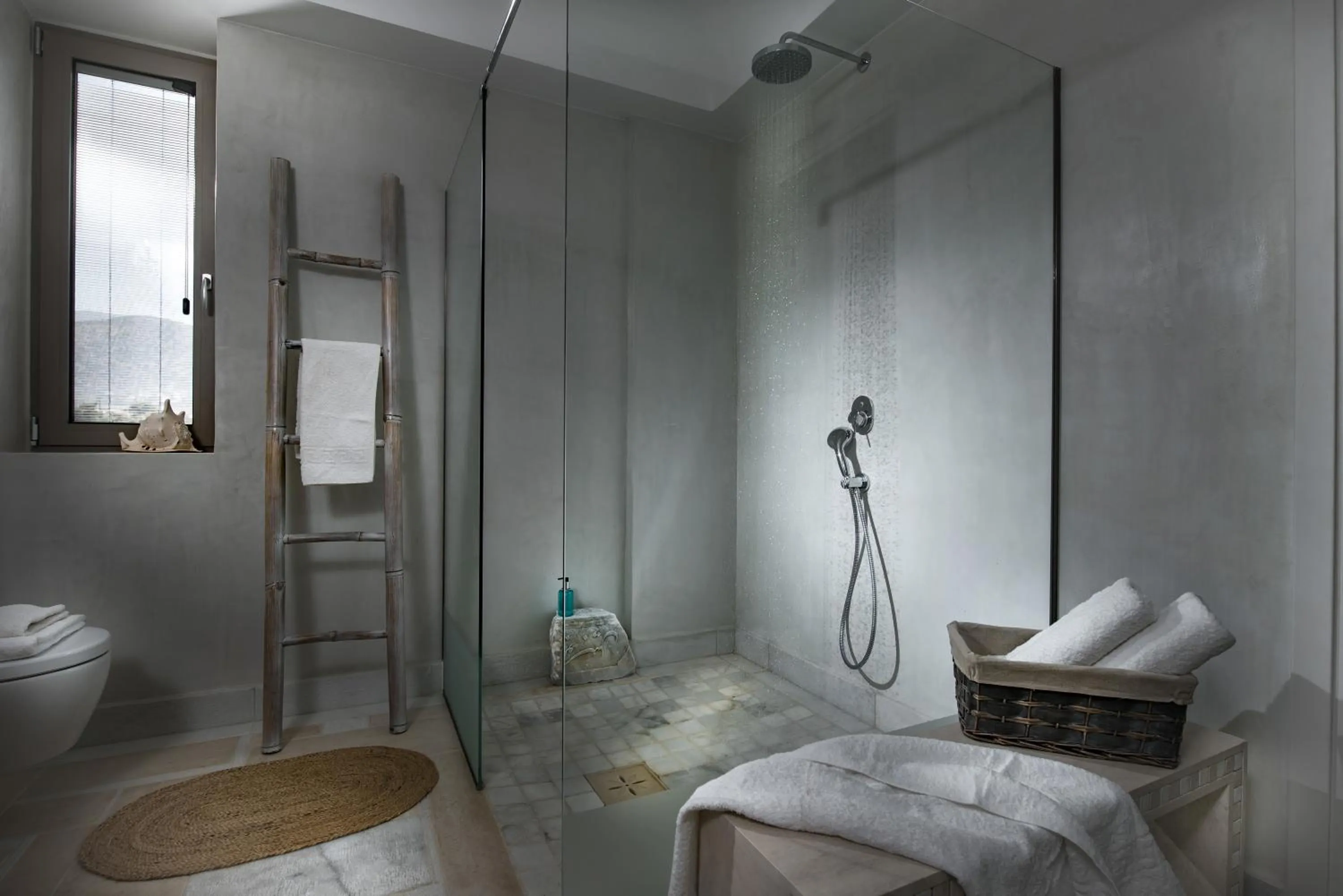 Shower, Bathroom in Sunvillage Malia Boutique Hotel and Suites