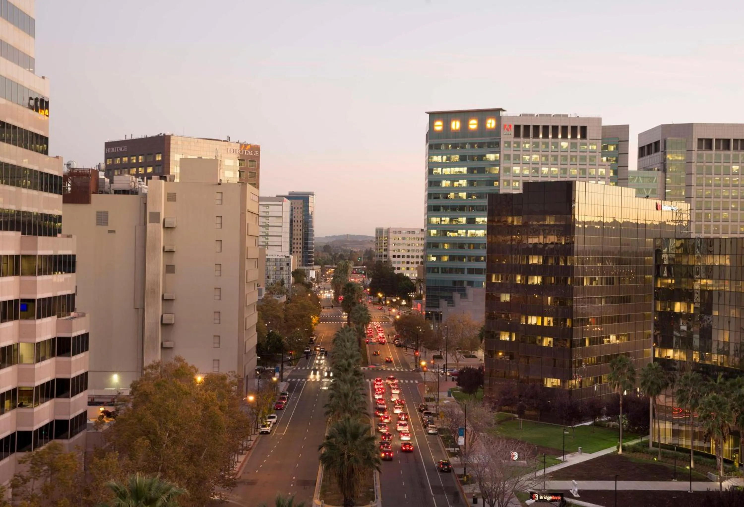 Location in Hotel De Anza