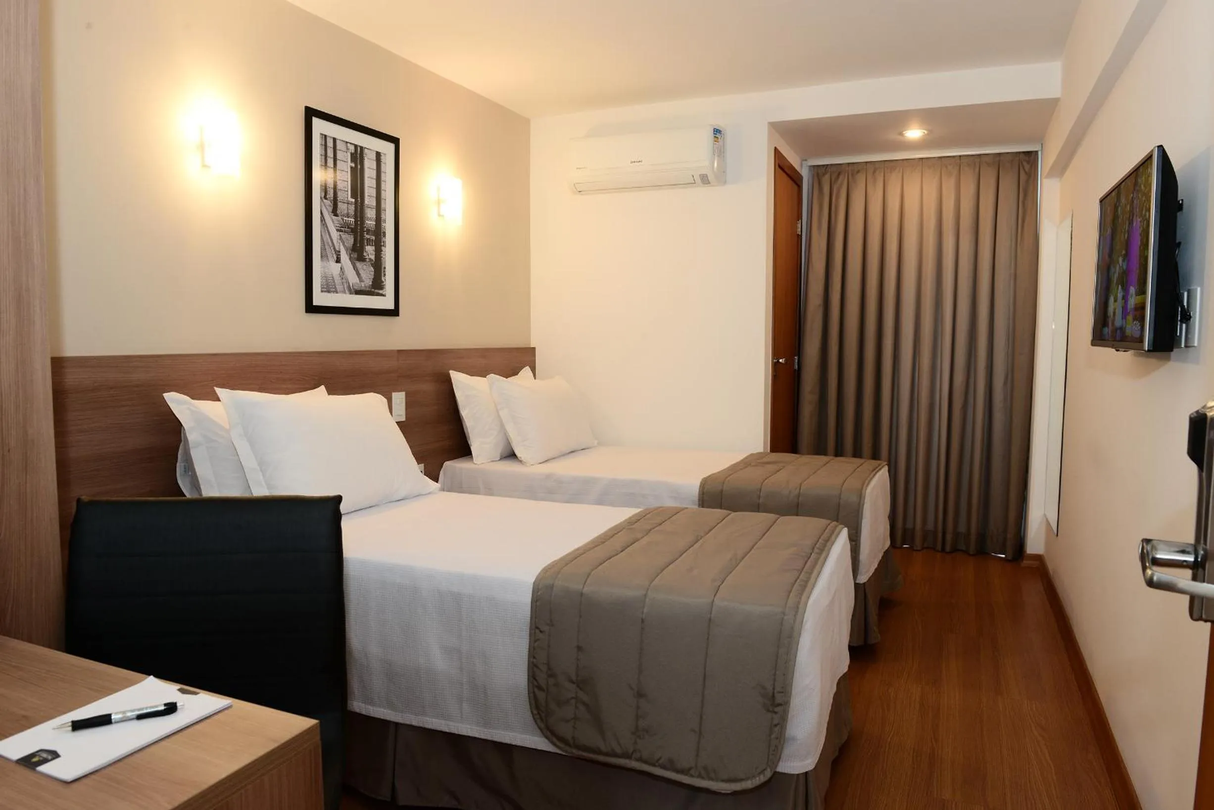 Bed in Nobile Hotel Juiz de Fora