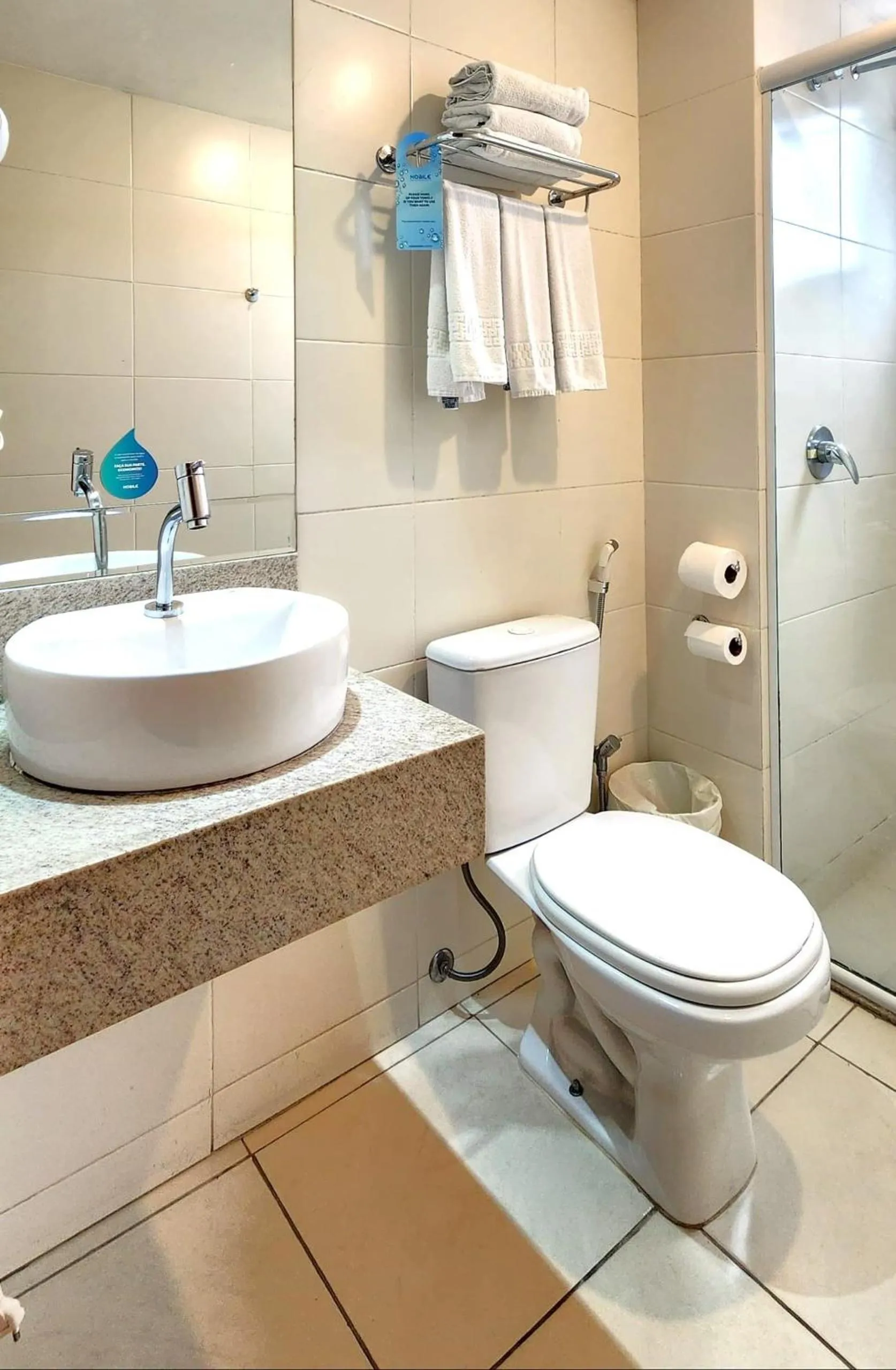 Toilet in Nobile Hotel Juiz de Fora