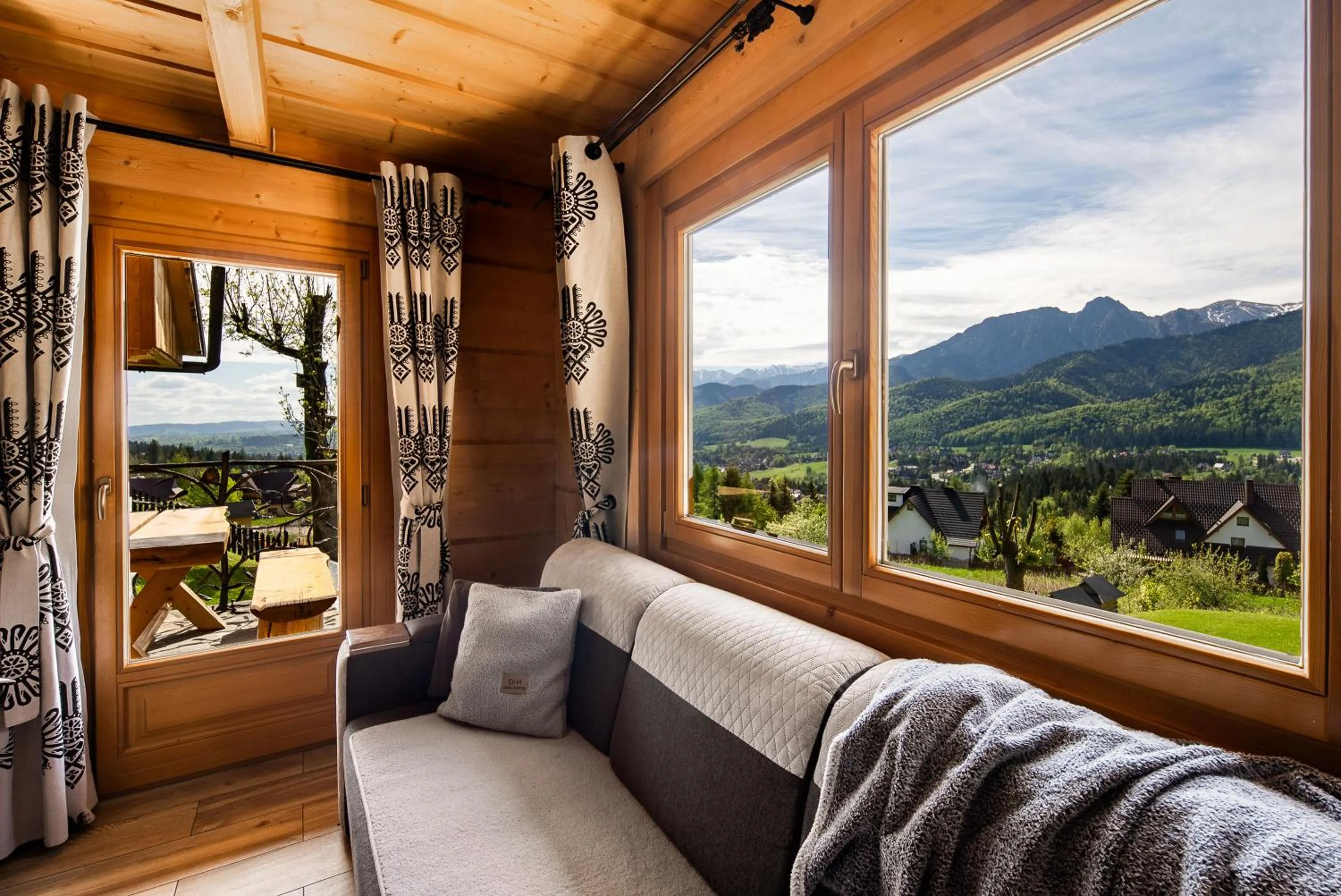 Living room in Willa Turnia