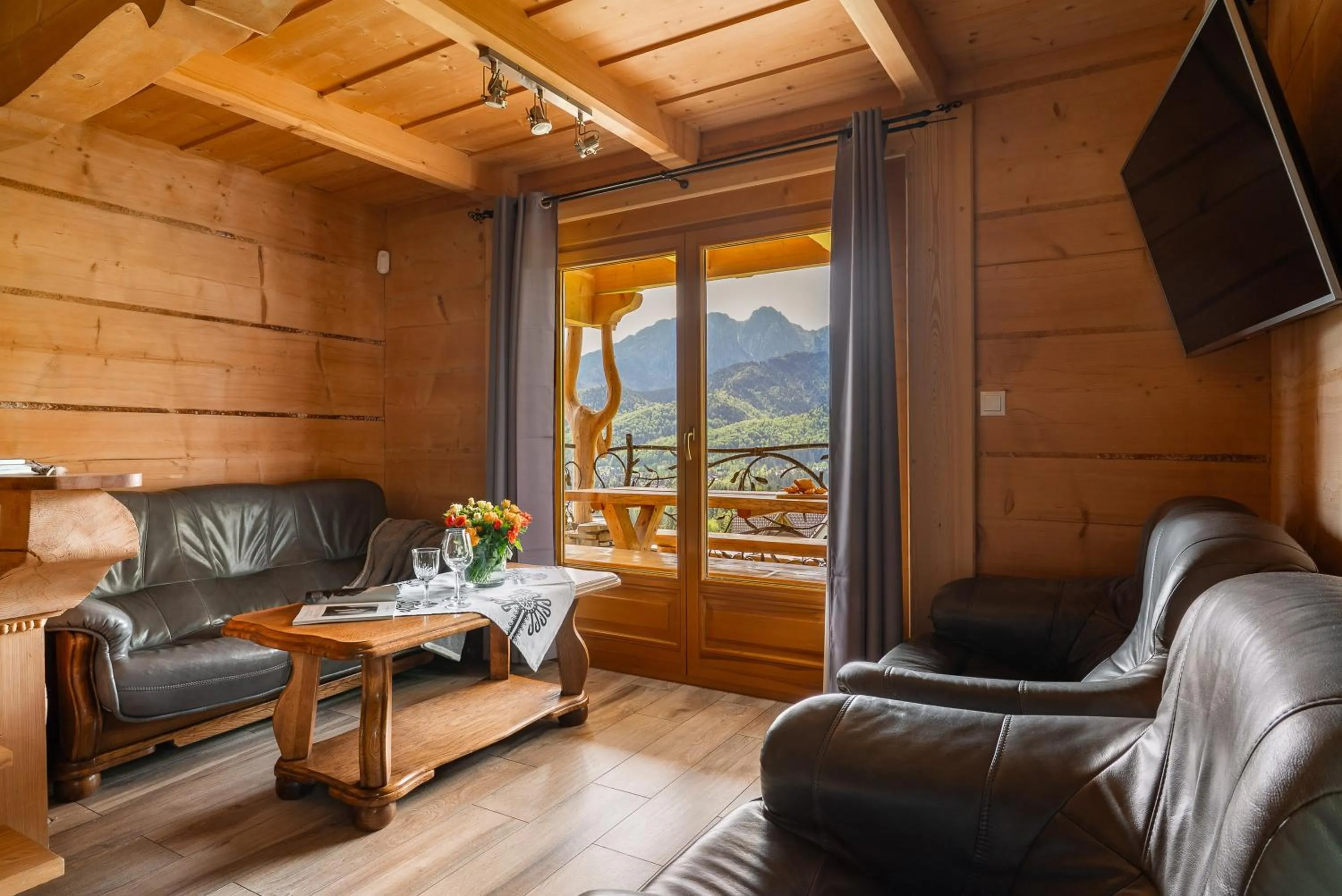 Living room in Willa Turnia