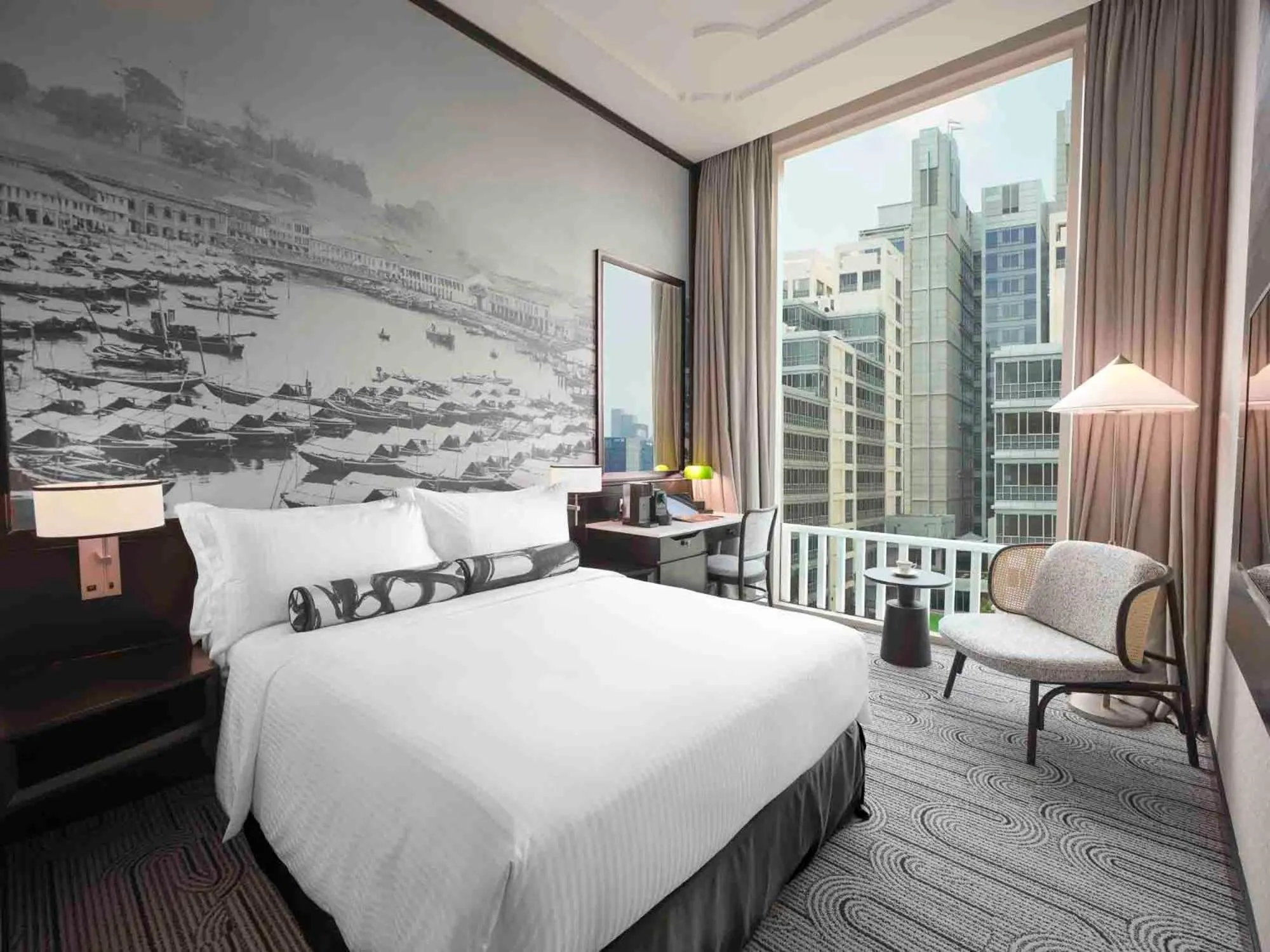 Bed in The Robertson House by The Crest Collection