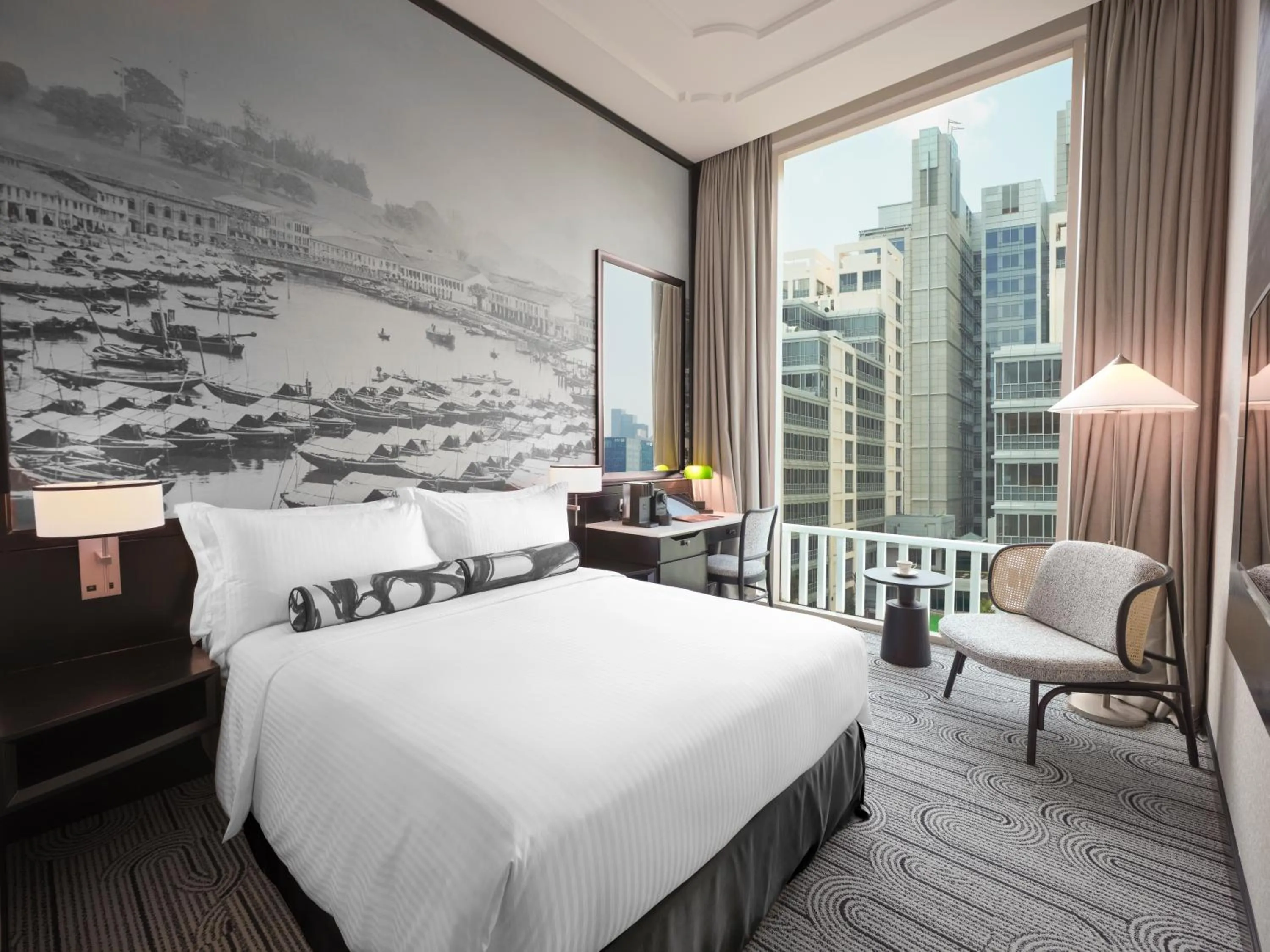 Bed in The Robertson House by The Crest Collection