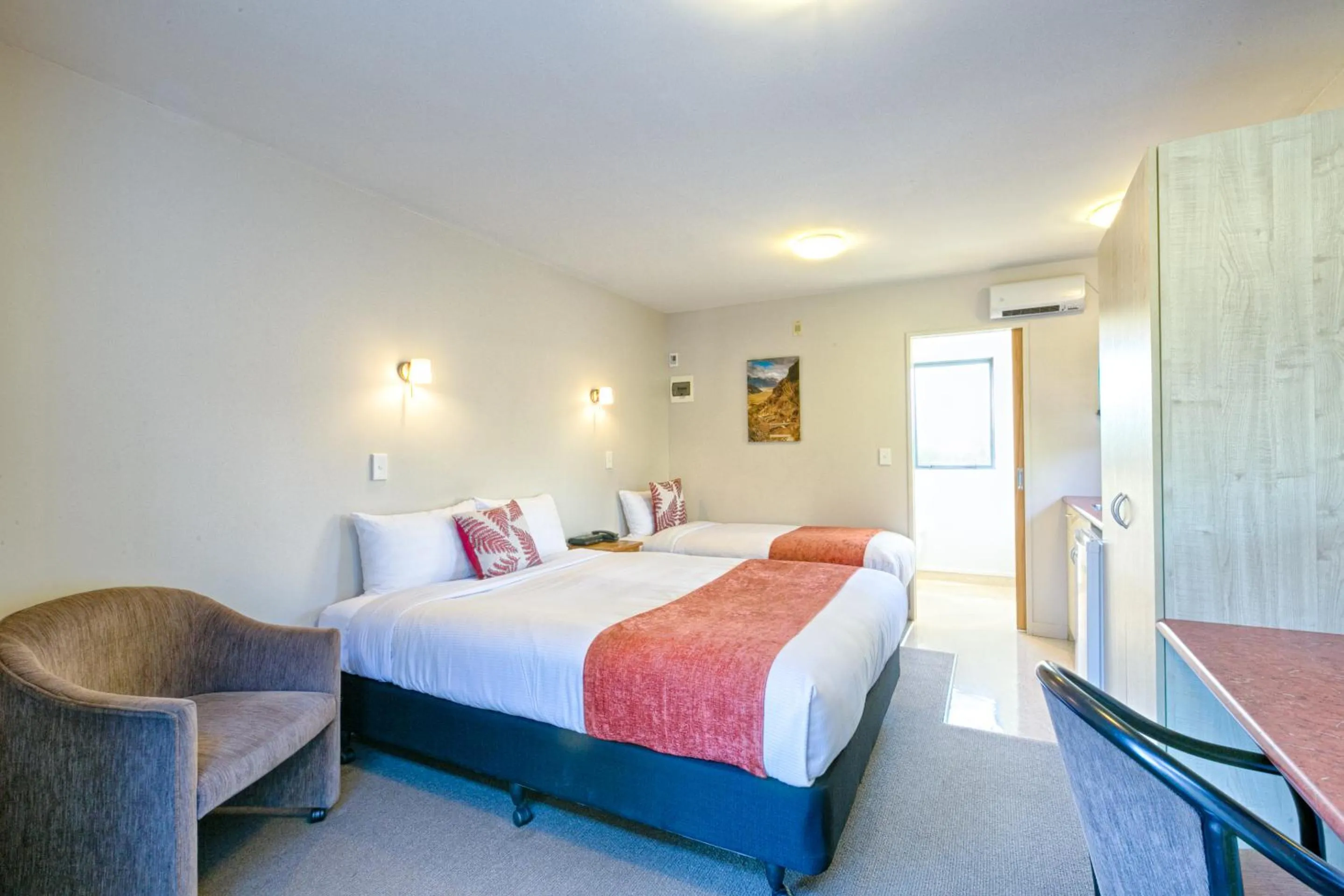 Bed in Bella Vista Motel Franz Josef Glacier