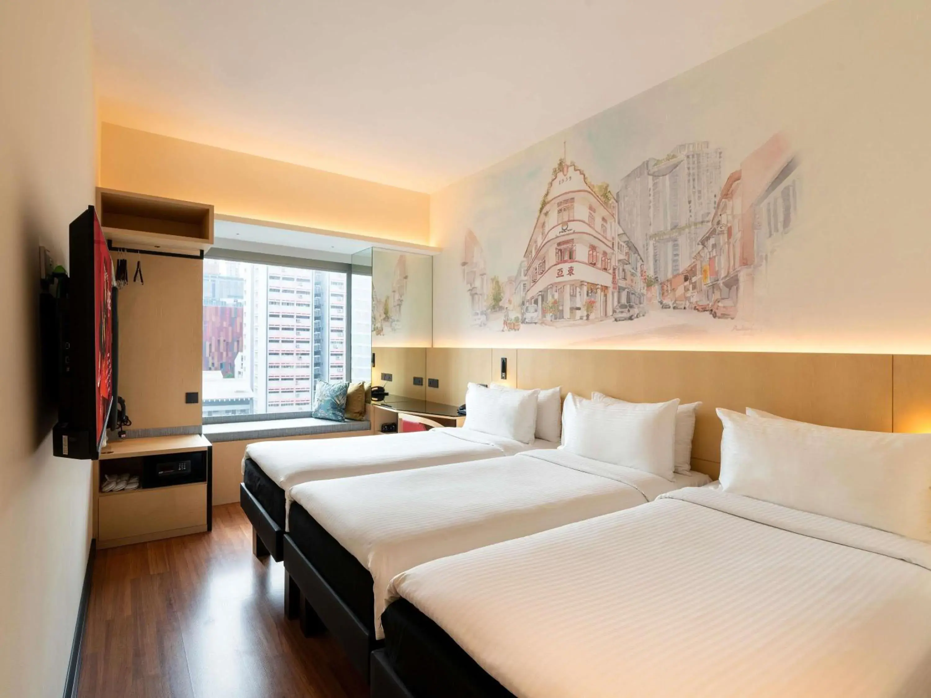 Superior Triple Room, 3 Single Beds in Ibis Singapore on Bencoolen - Newly Renovated Superior Triple Room, 3 Single Beds in Ibis Singapore on Bencoolen - Newly Renovated
