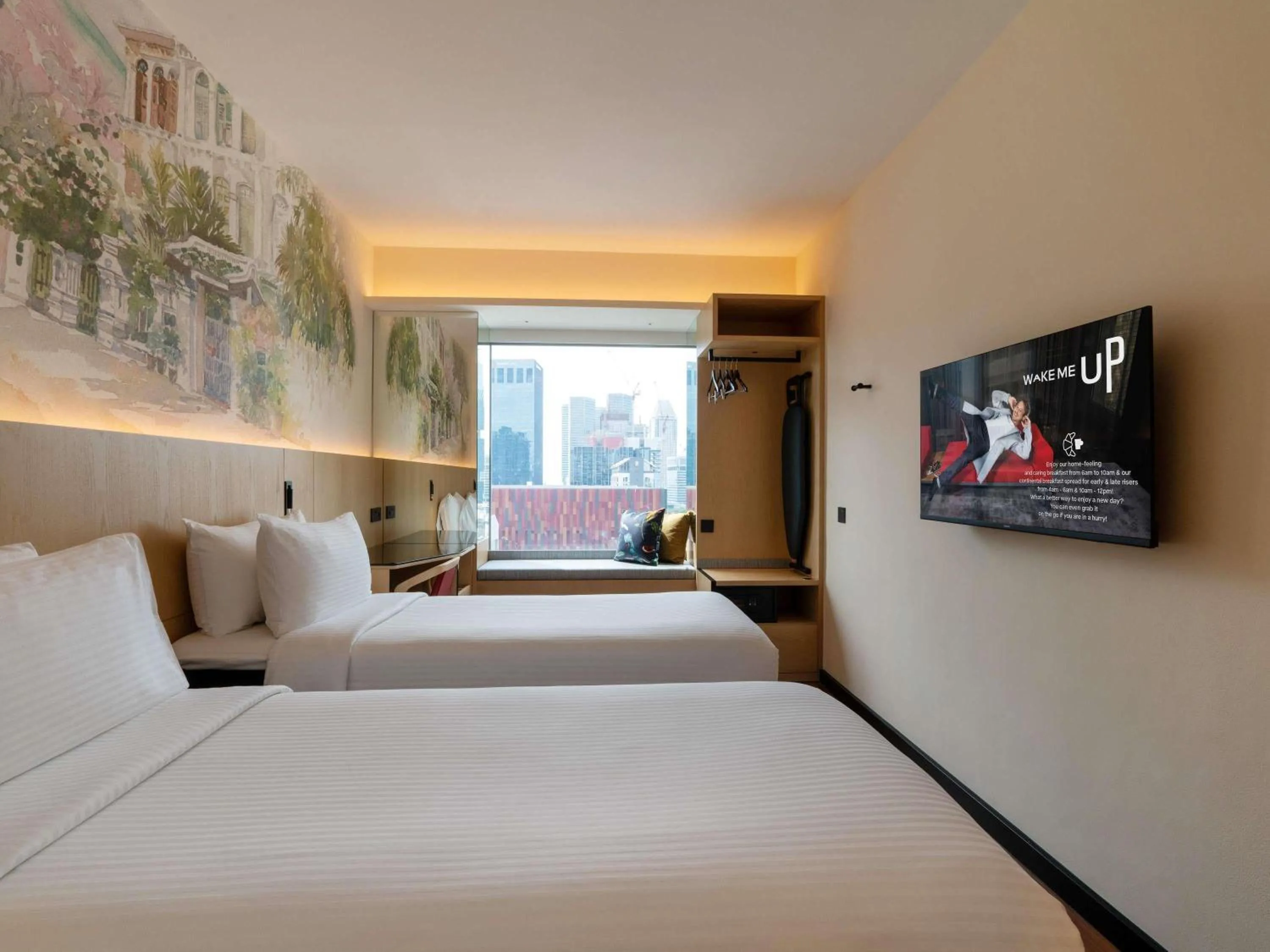 Bedroom, Bed in Ibis Singapore on Bencoolen - Newly Renovated