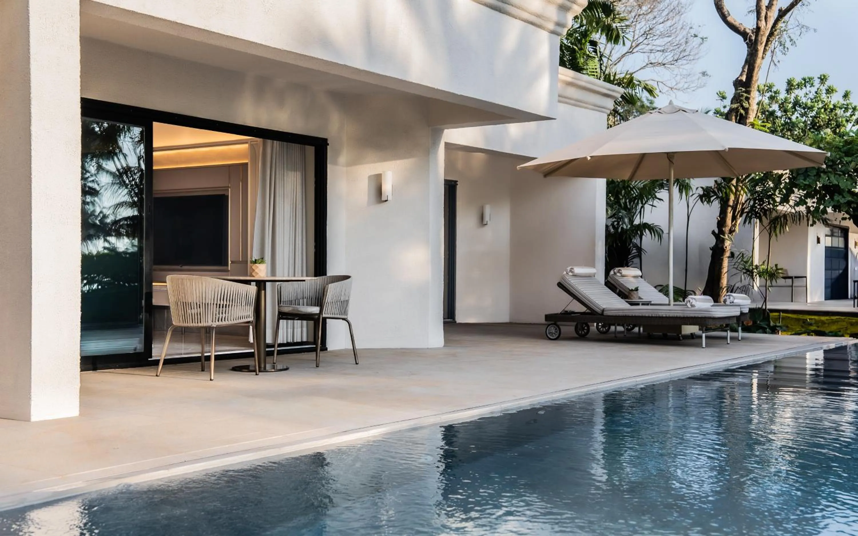 Pool view in The St. Regis Goa Resort