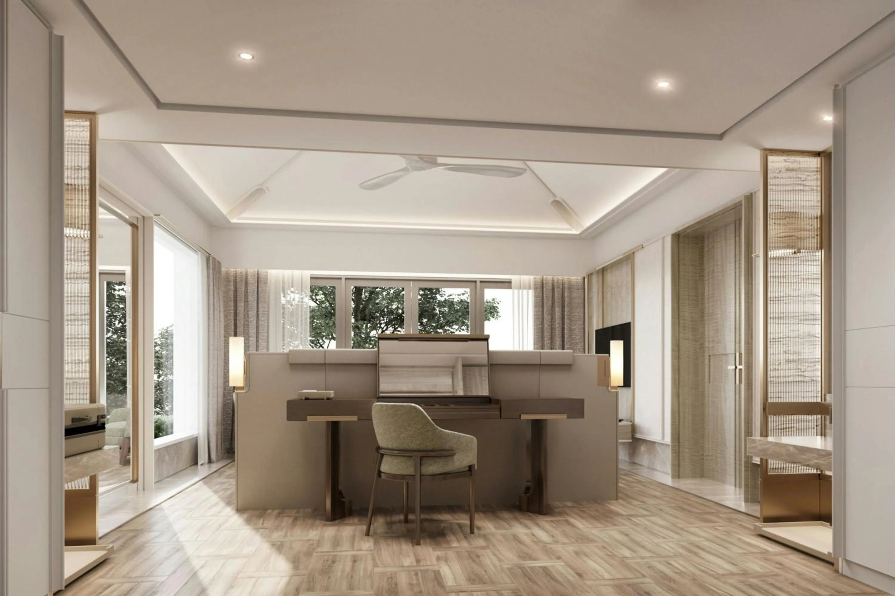 Bedroom in The St. Regis Goa Resort