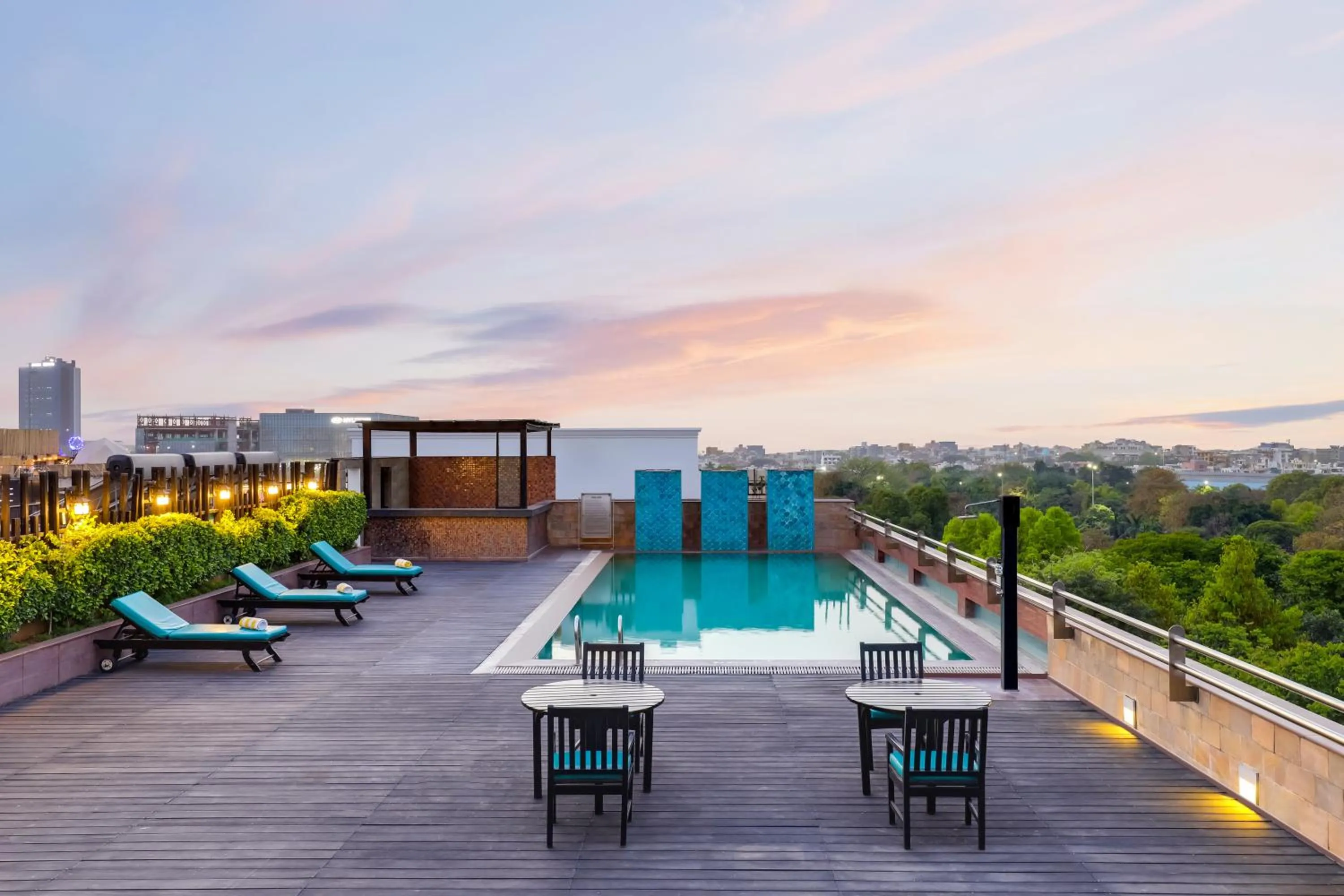 Swimming pool in Lemon Tree Premier 2, Sector 29 Gurugram