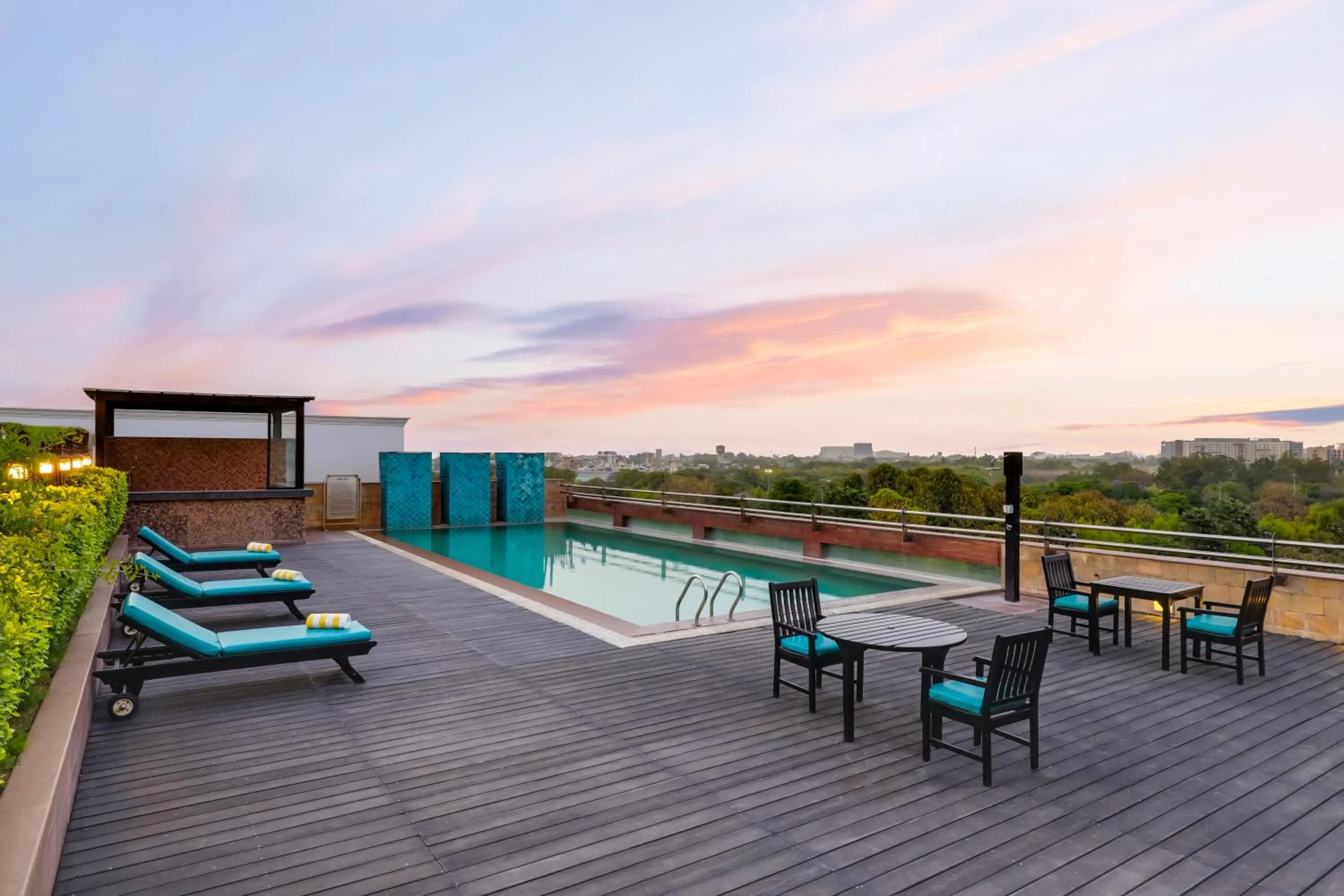 Swimming pool in Lemon Tree Premier 2, Sector 29 Gurugram