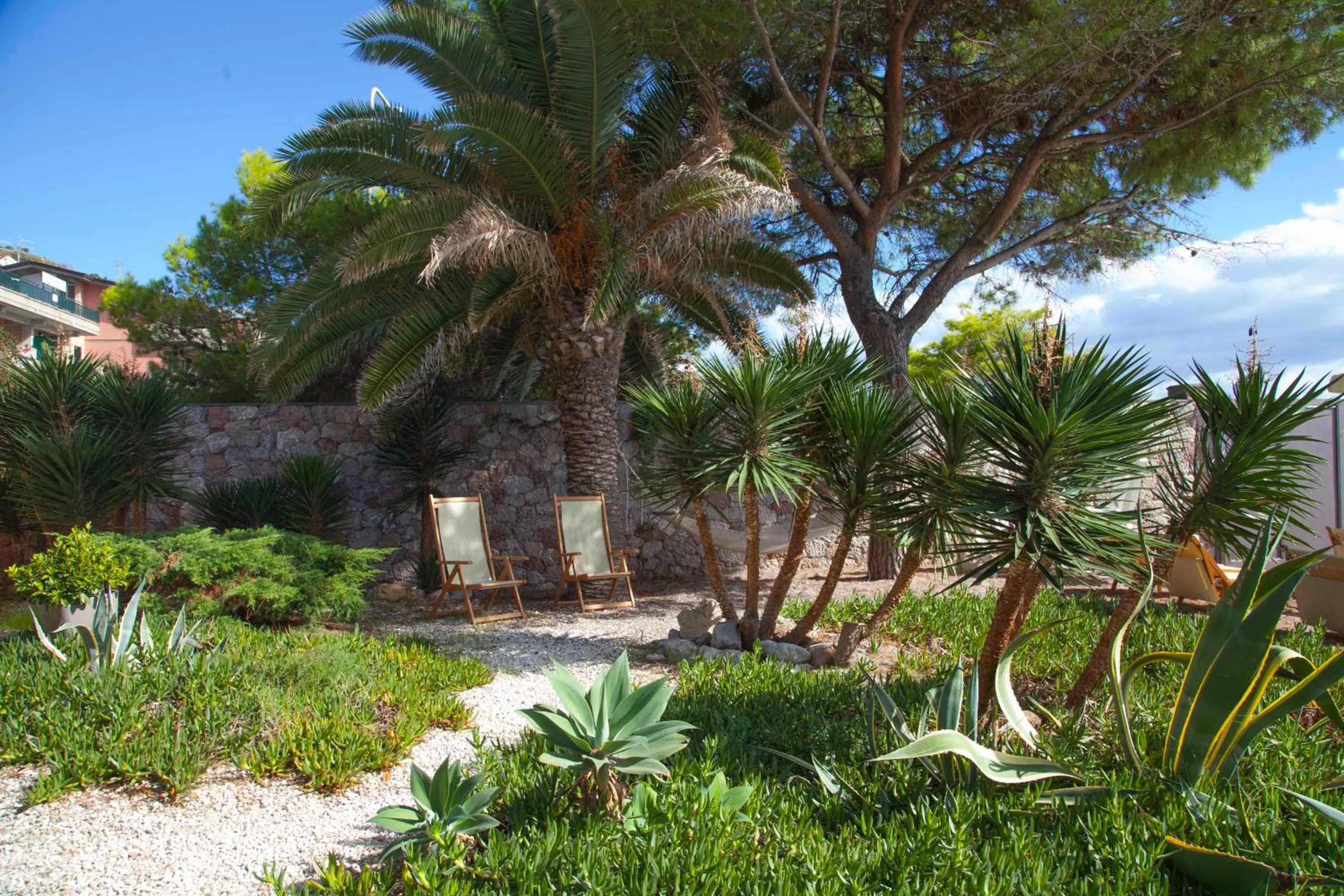 Garden in Taormina Villa Oasis Residence