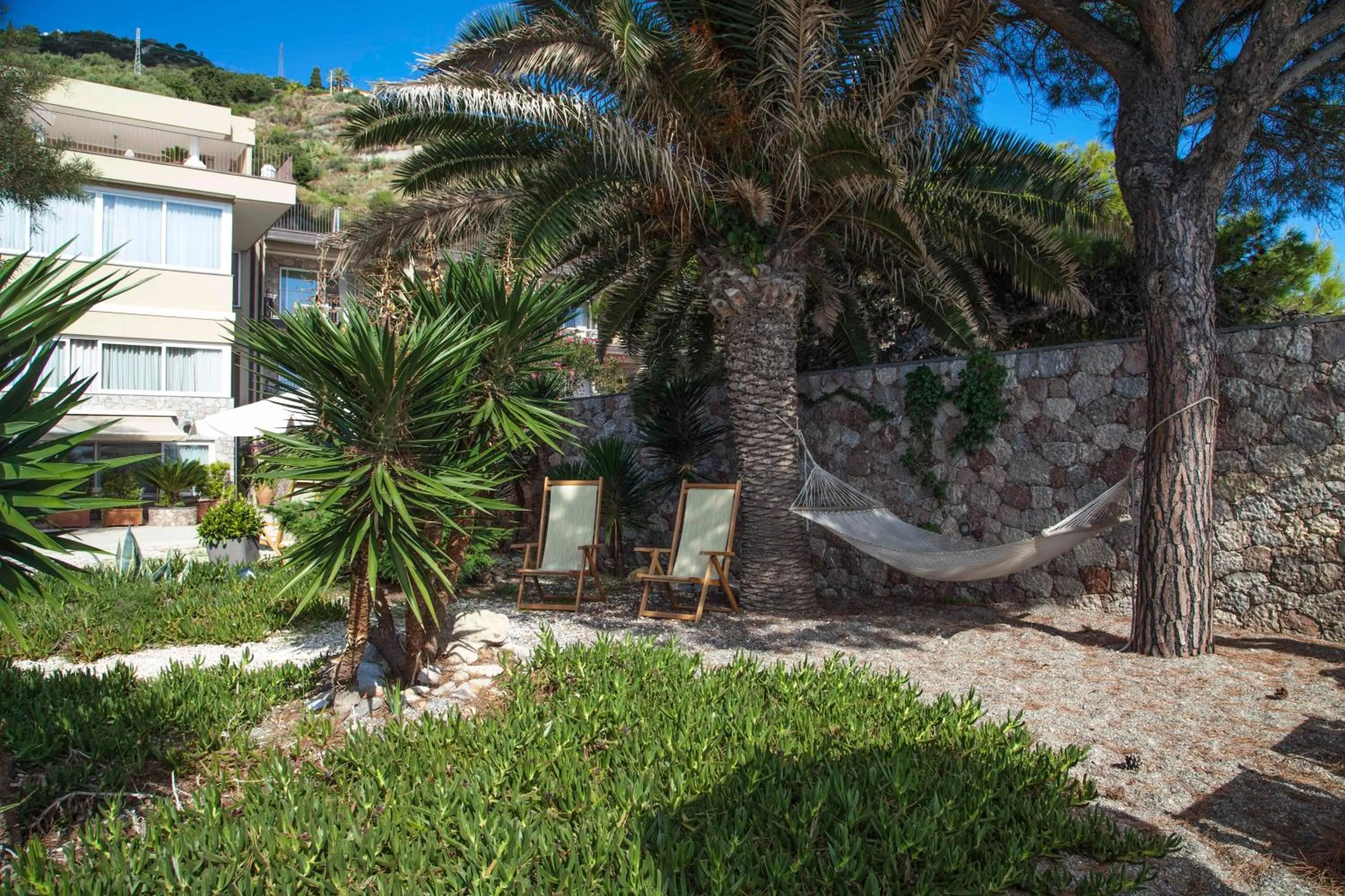 Garden in Taormina Villa Oasis Residence