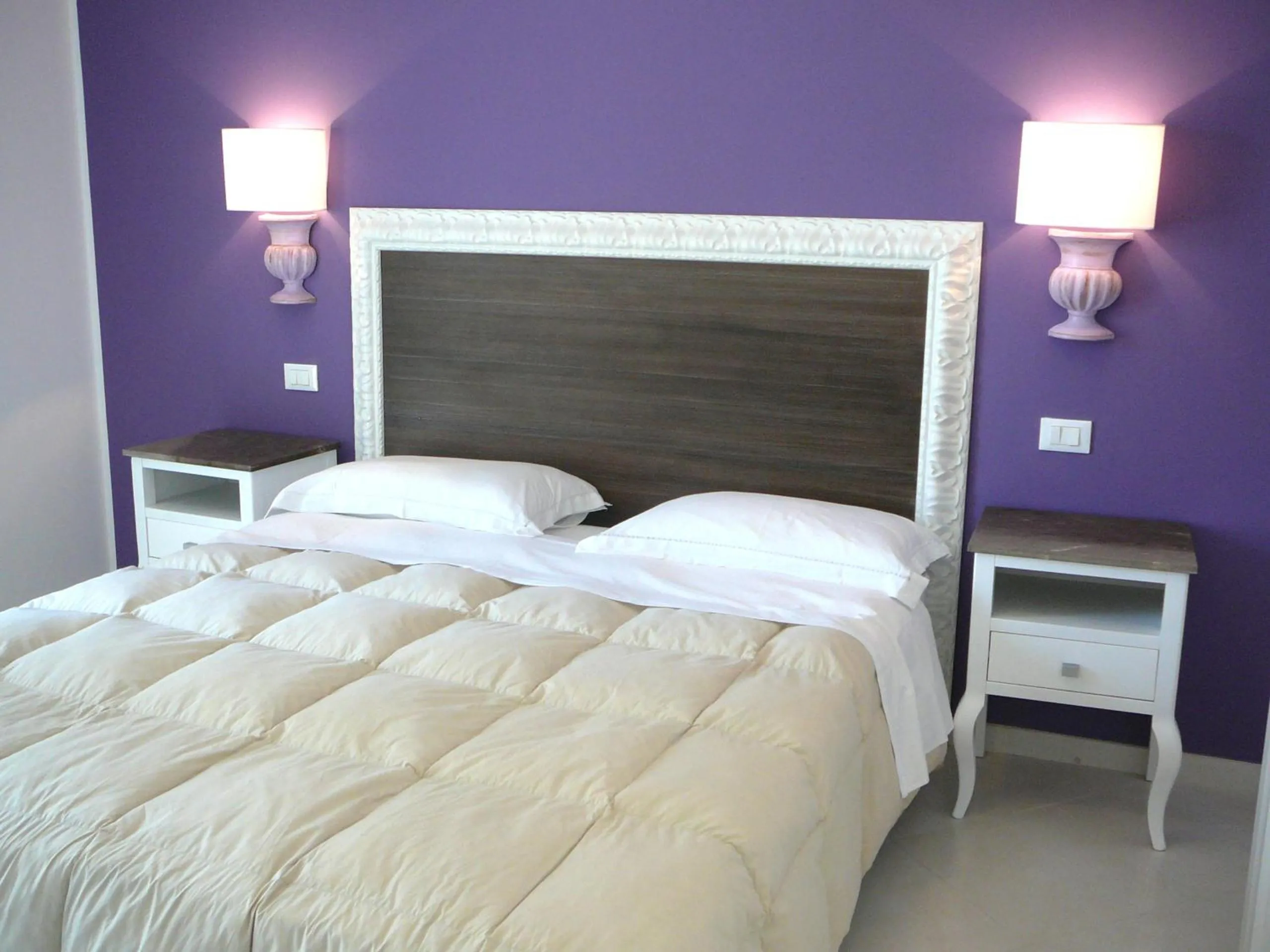 Bed in Taormina Villa Oasis Residence