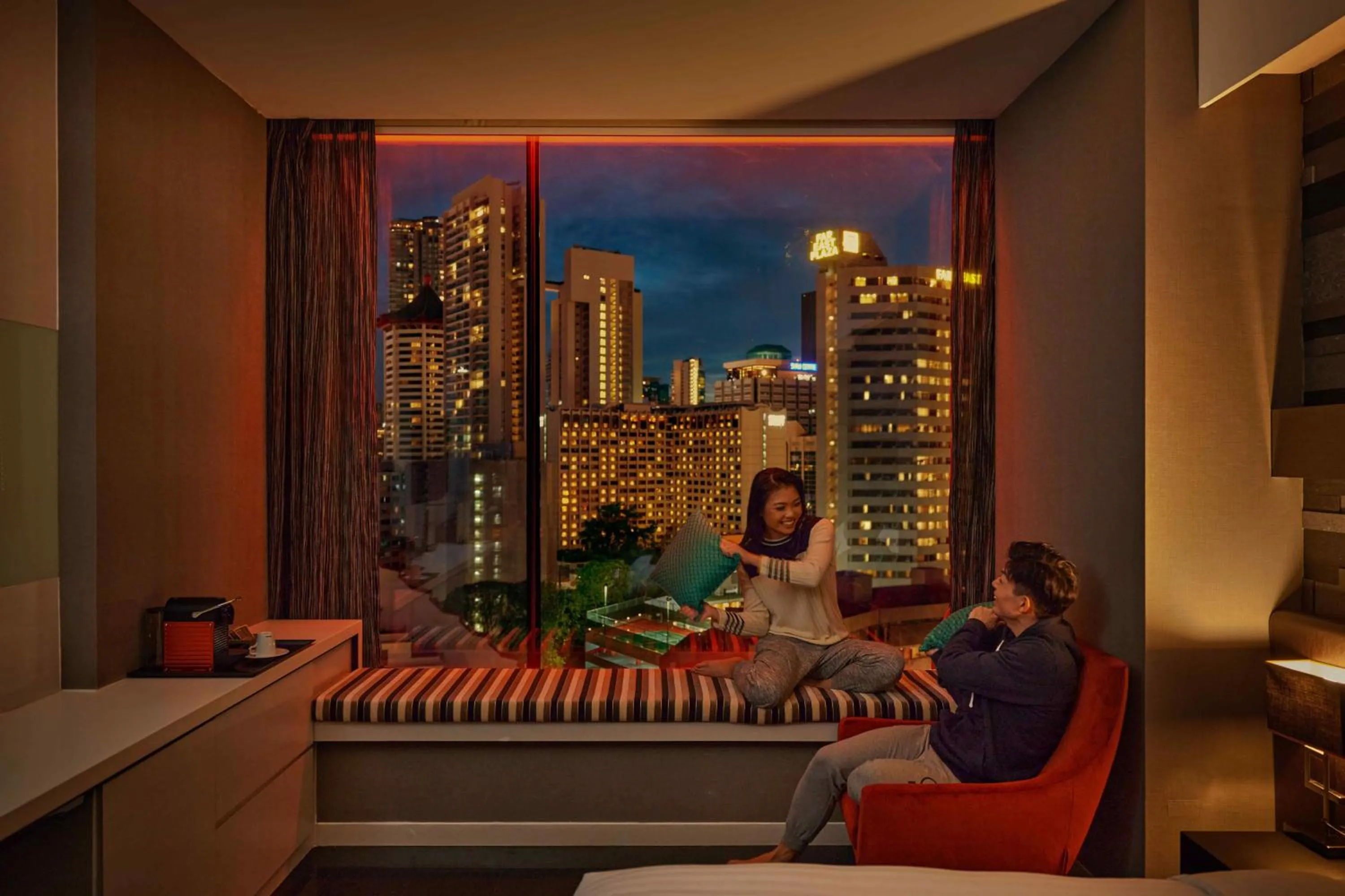 group of guests in Quincy Hotel Singapore by Far East Hospitality