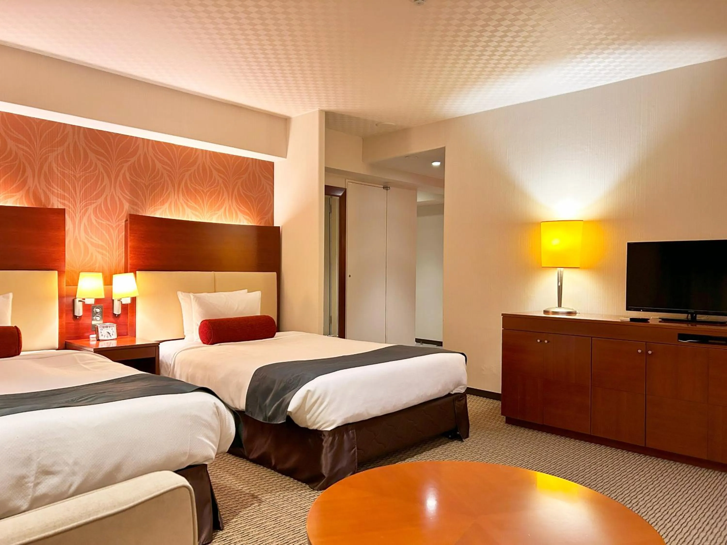 Bed in Nakajimaya Grand Hotel