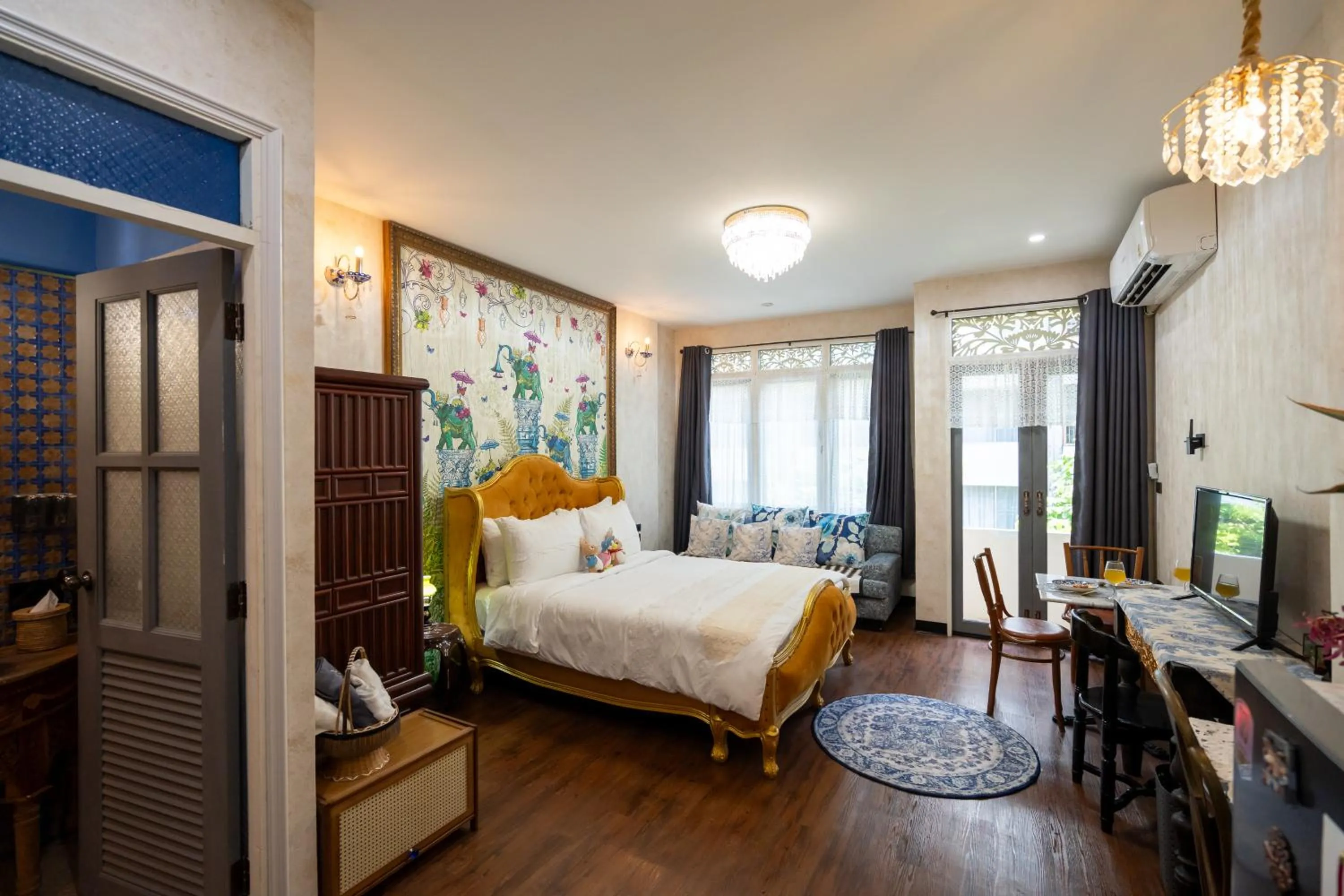 Bed in The Unforgotten B&B