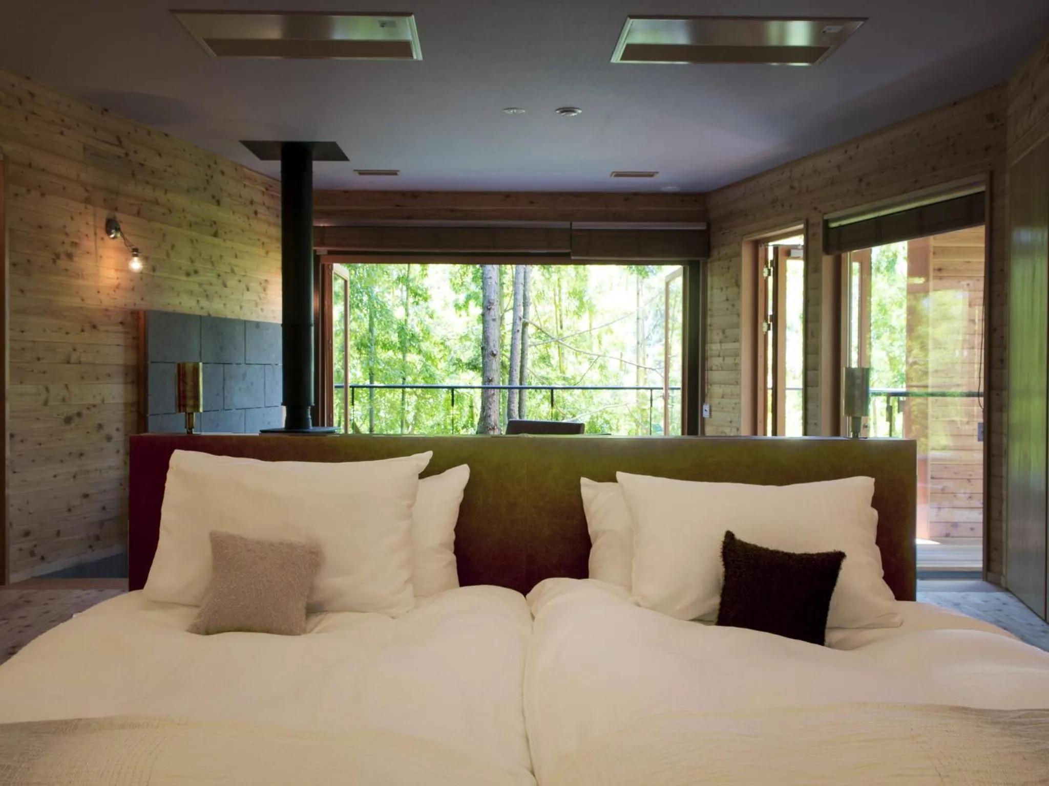 Bedroom, Bed in Hakone Retreat villa 1f