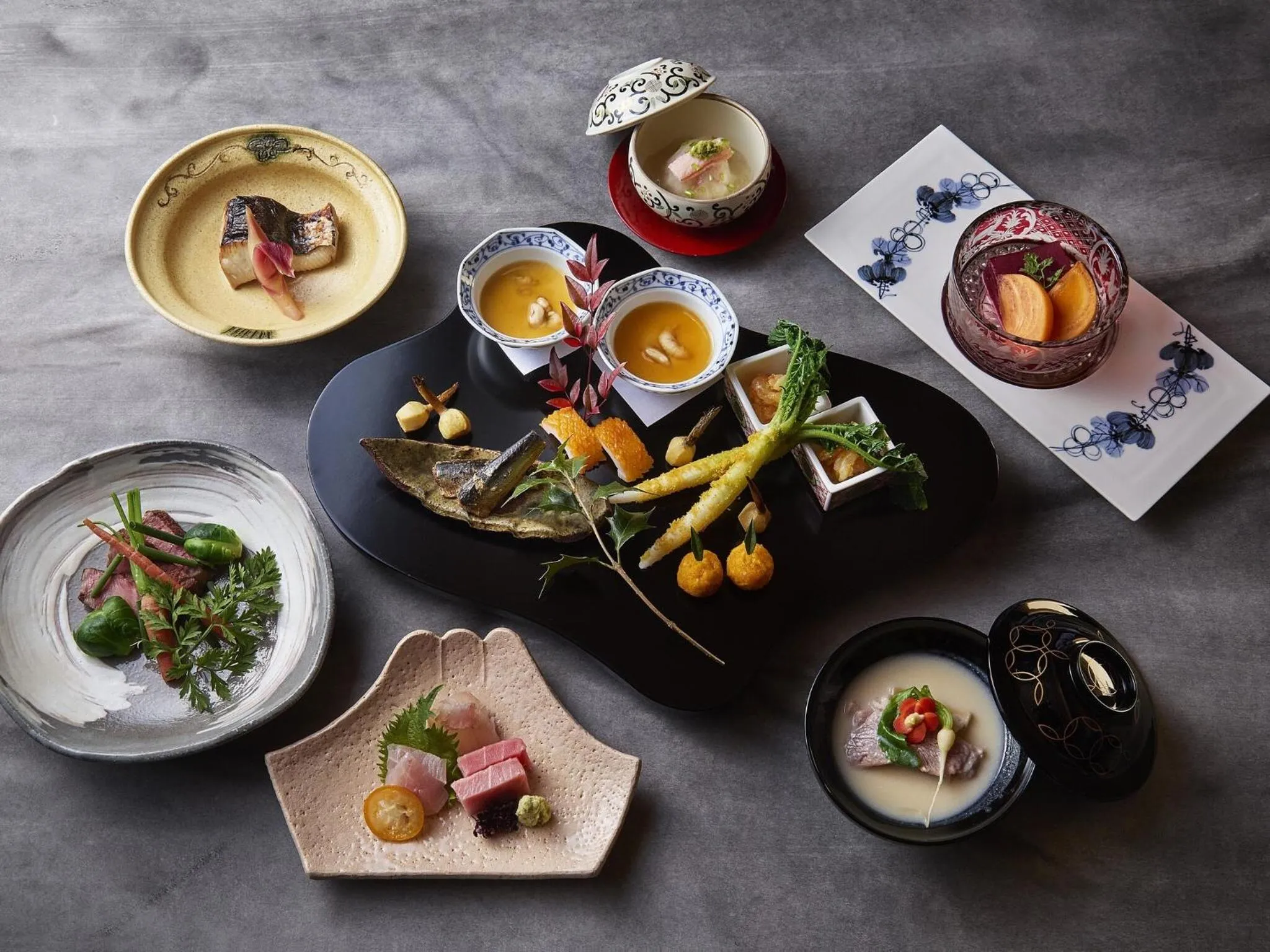 Dinner in Hakone Retreat villa 1f