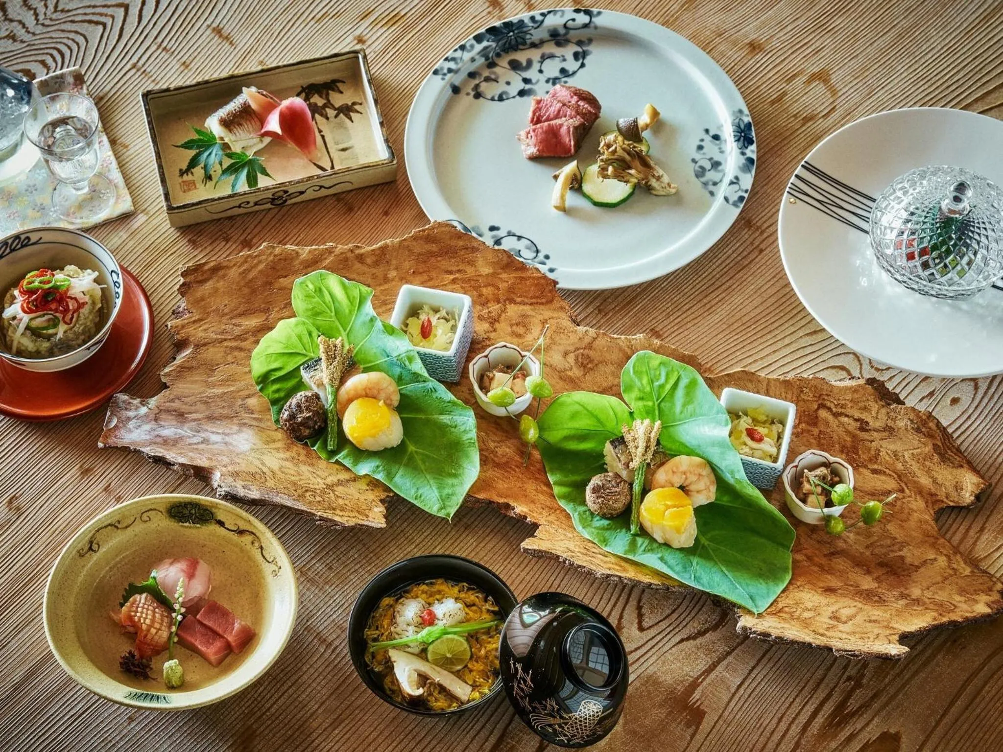 Dinner in Hakone Retreat villa 1f