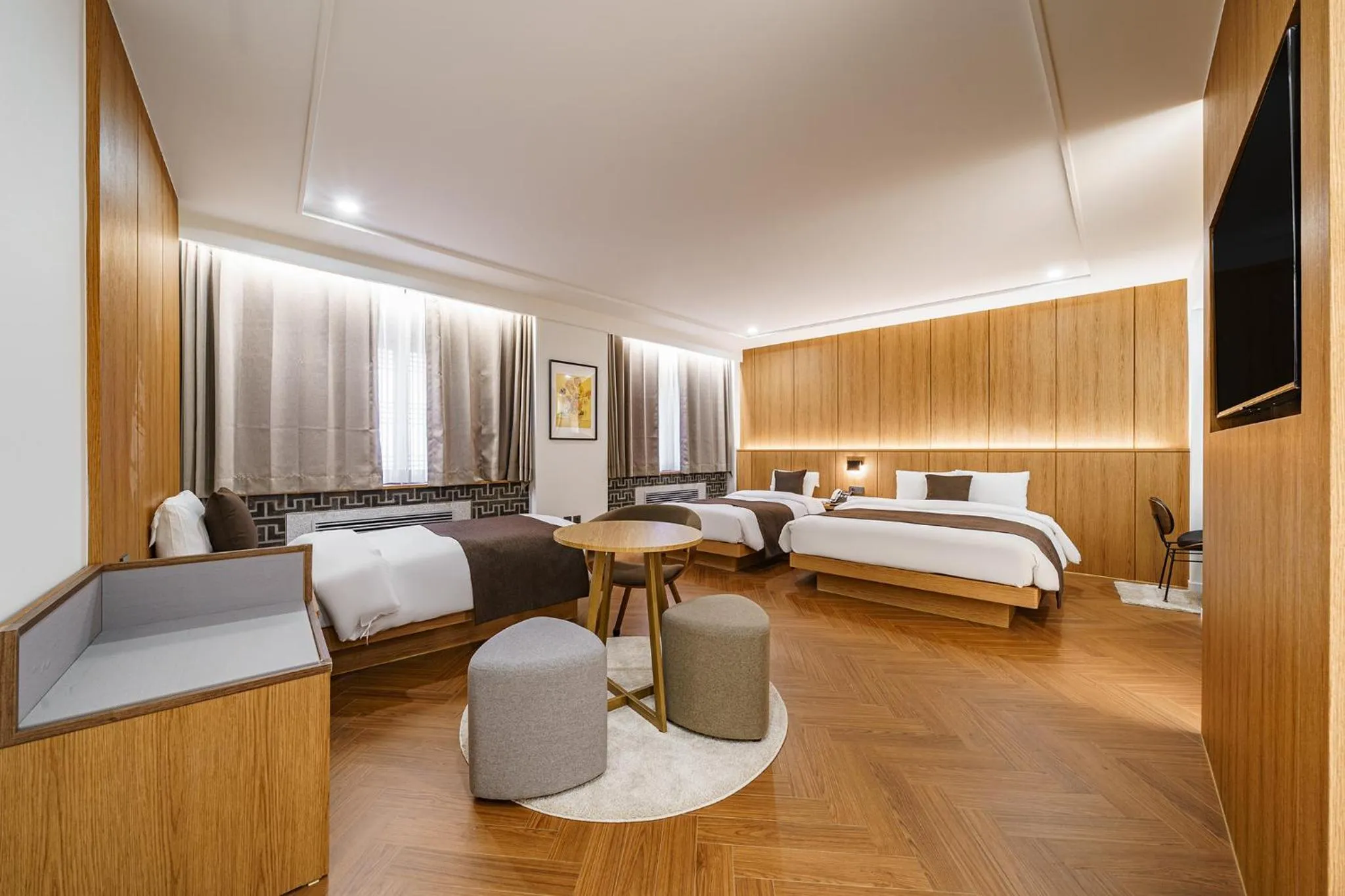 Bed in Commodore Hotel Busan