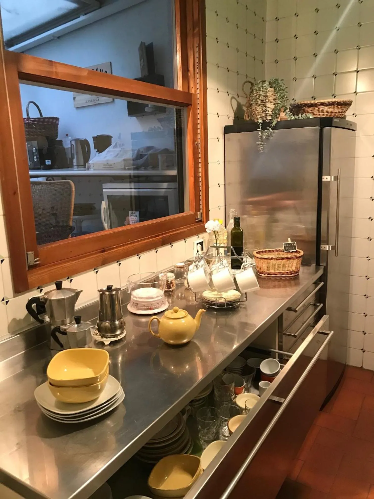 Kitchen or kitchenette in Le Stanze Di Santa Croce