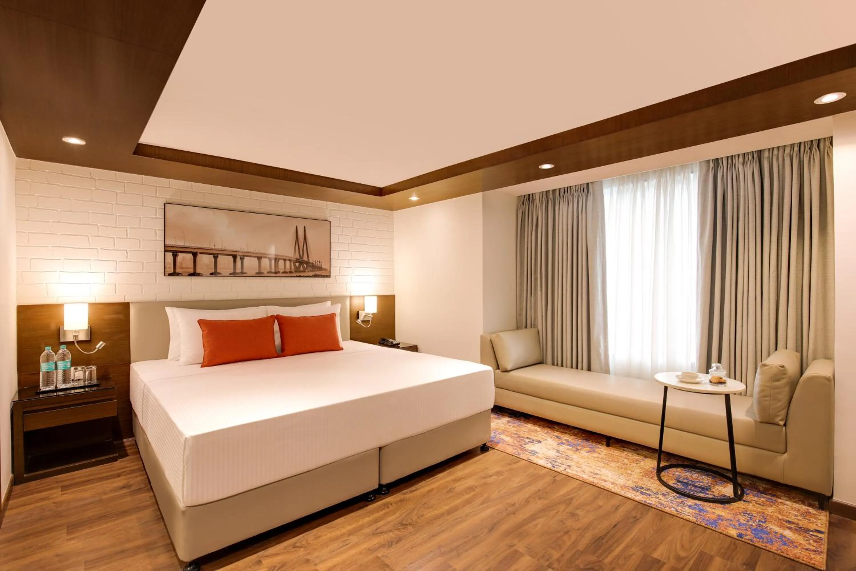 Bedroom, Bed in Lemon Tree Premier, Navi Mumbai