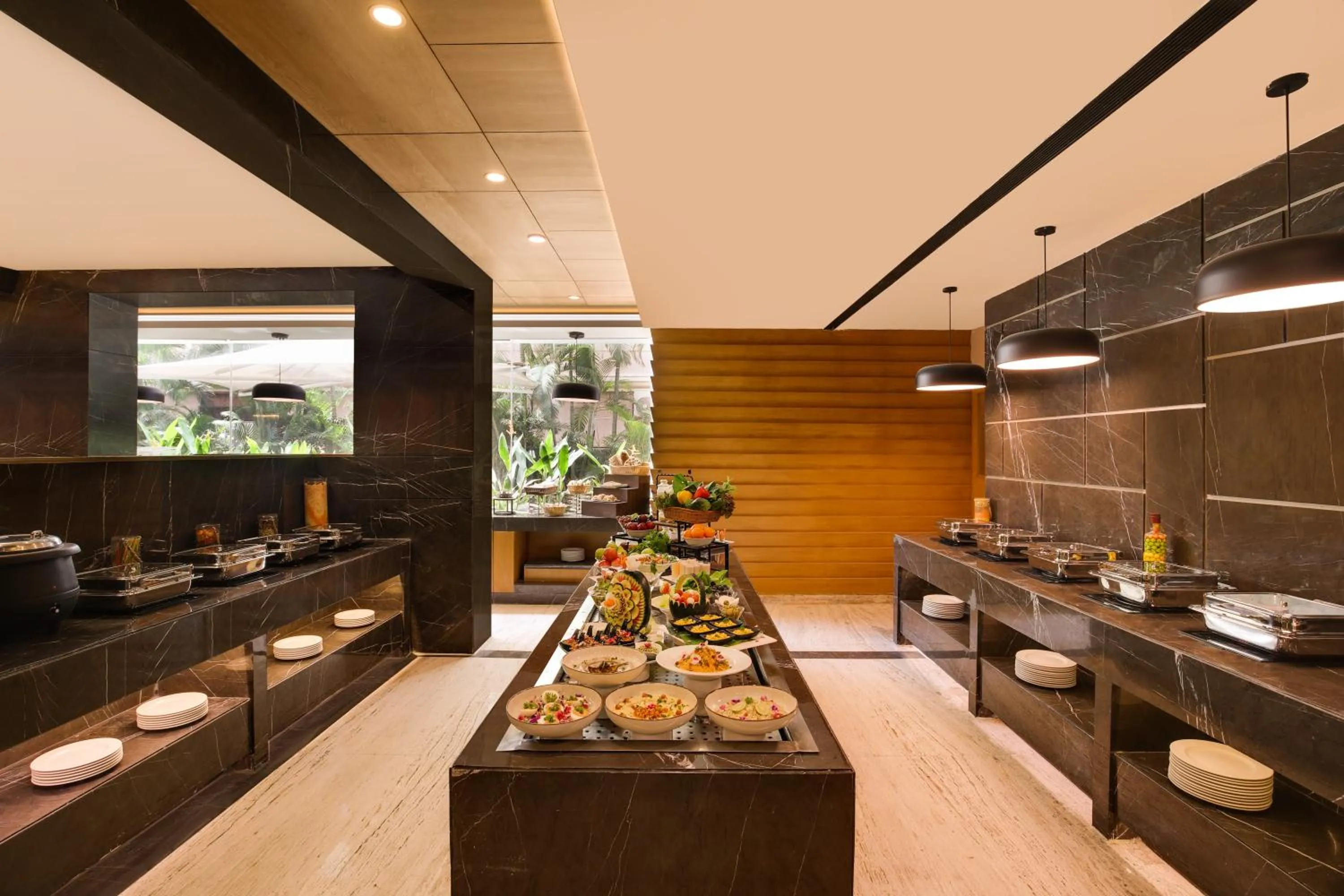 Buffet breakfast in Lemon Tree Premier, Navi Mumbai